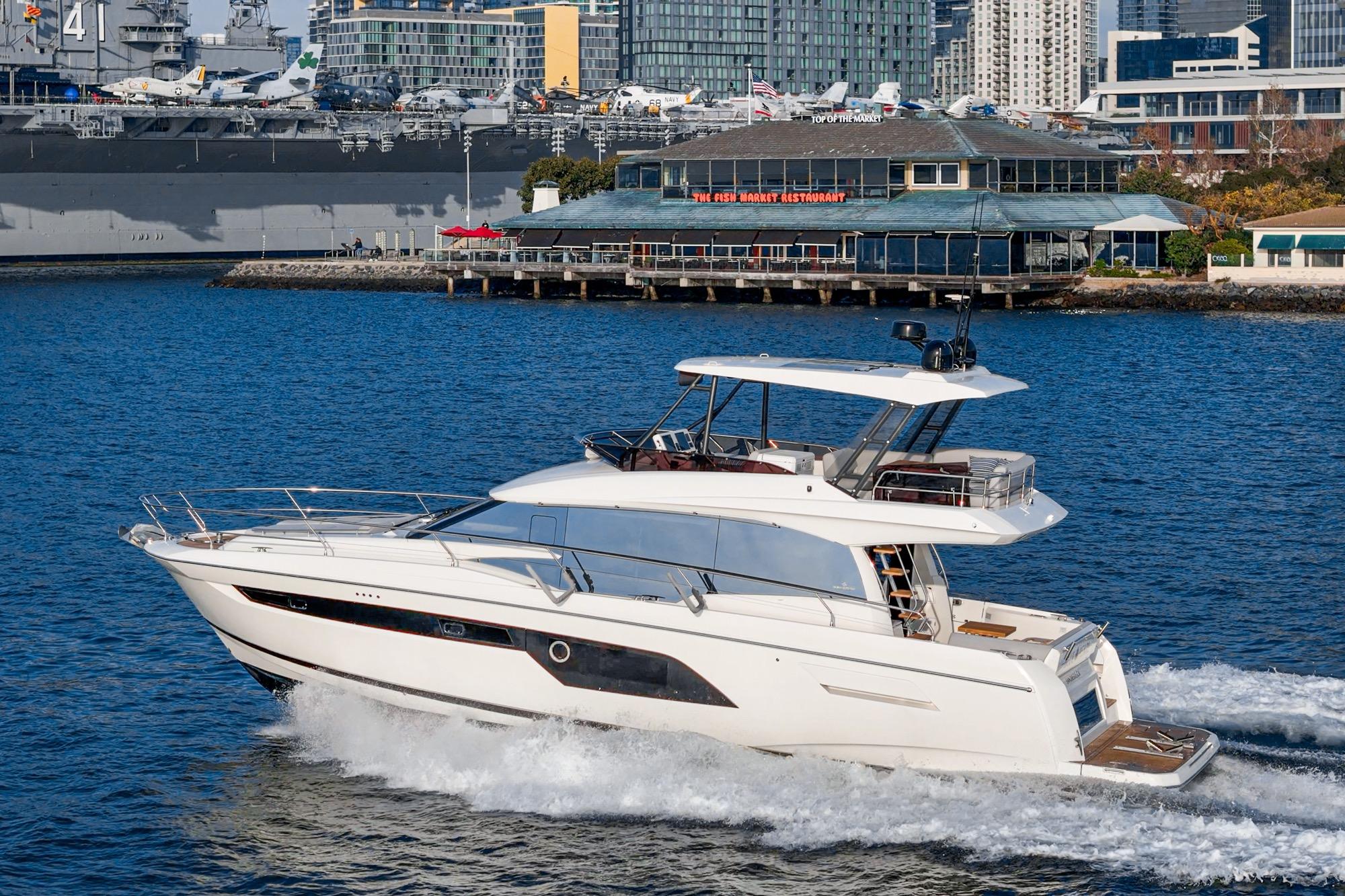 2023 Prestige 520 #TBRM248I-LLC inventory image at Sun Country Marine Group, San Diego Harbor Island