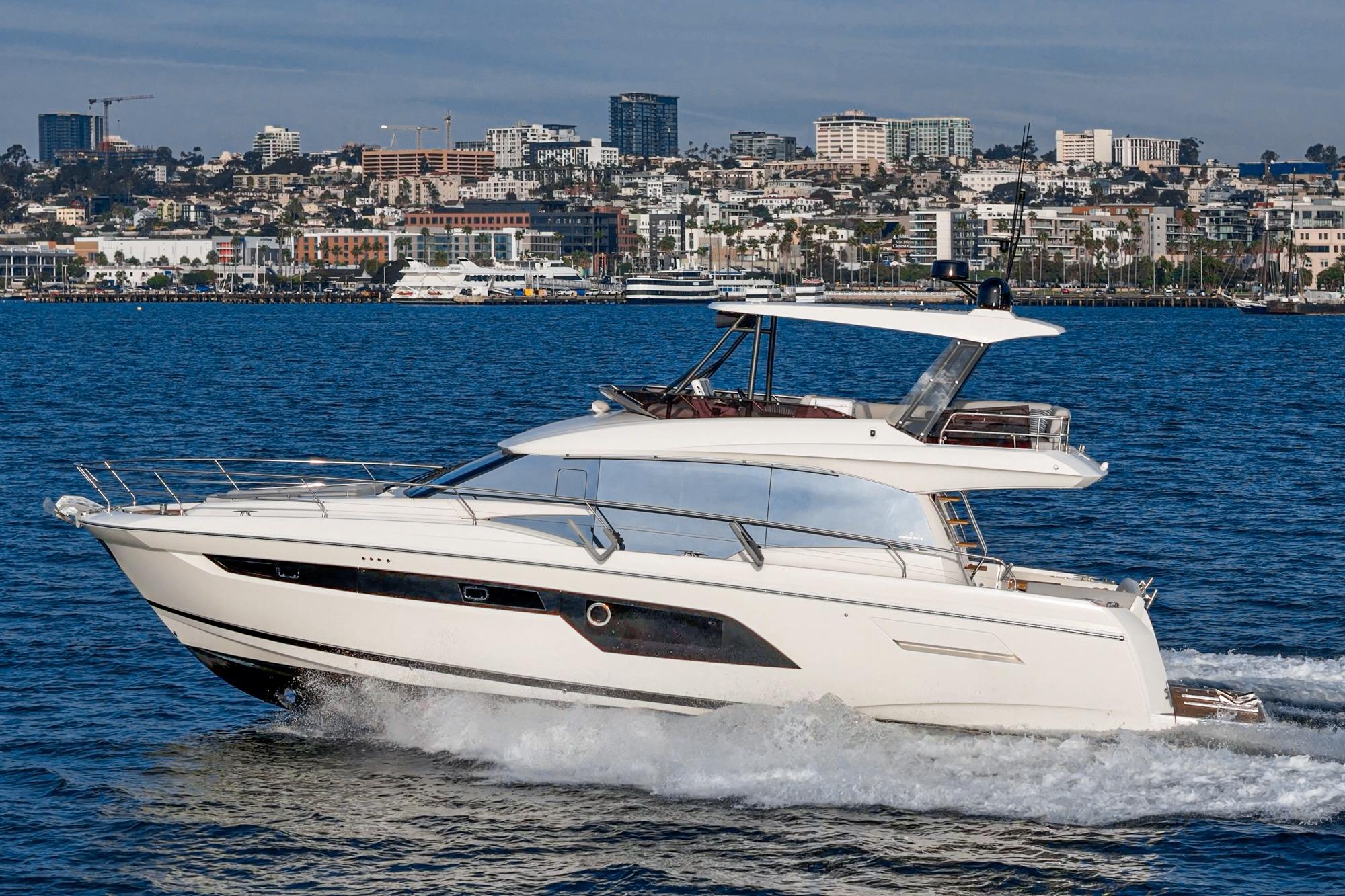 2023 Prestige 520 #TBRM248I-LLC inventory image at Sun Country Marine Group, San Diego Harbor Island