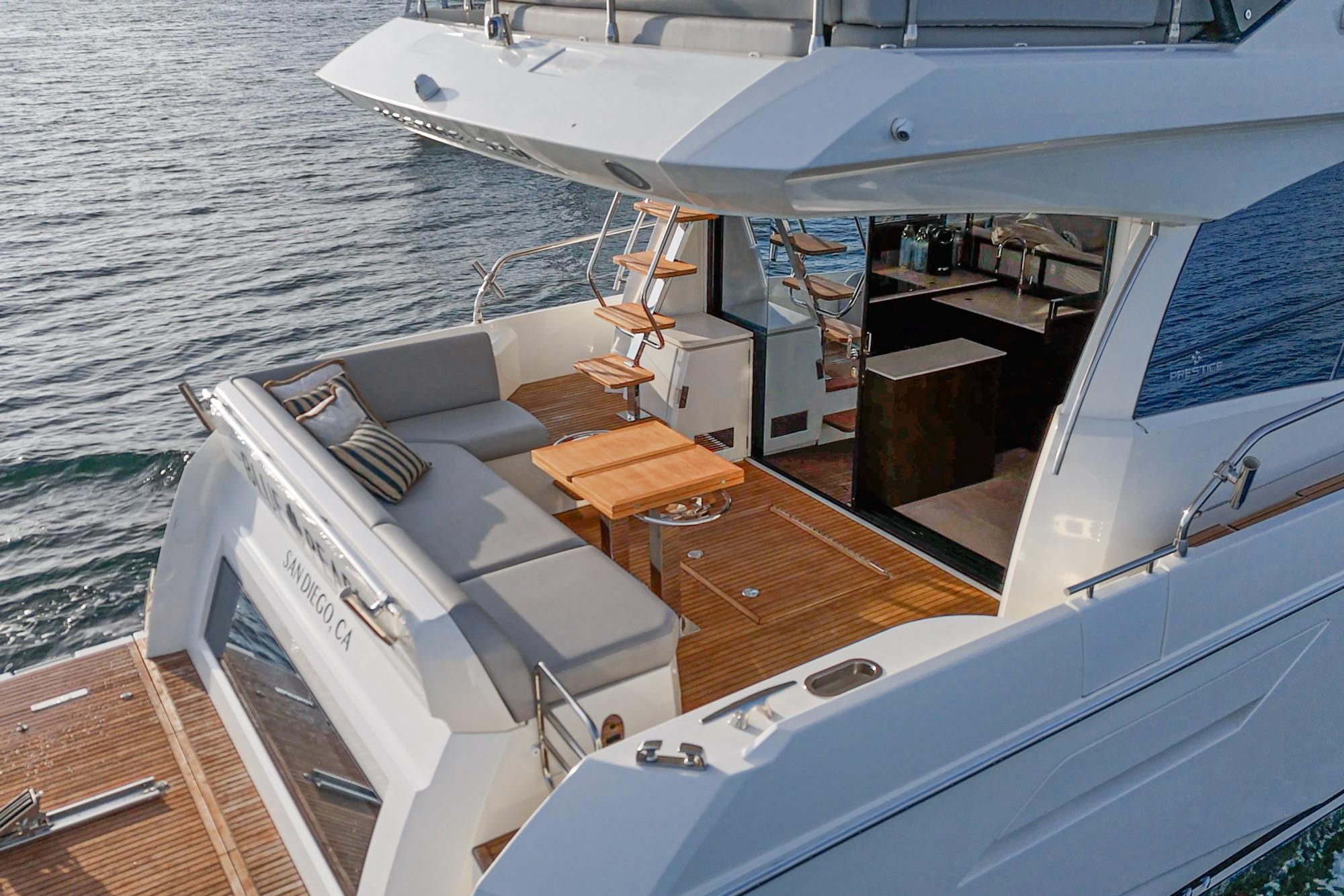 2023 Prestige 520 #TBRM248I-LLC inventory image at Sun Country Marine Group, San Diego Harbor Island