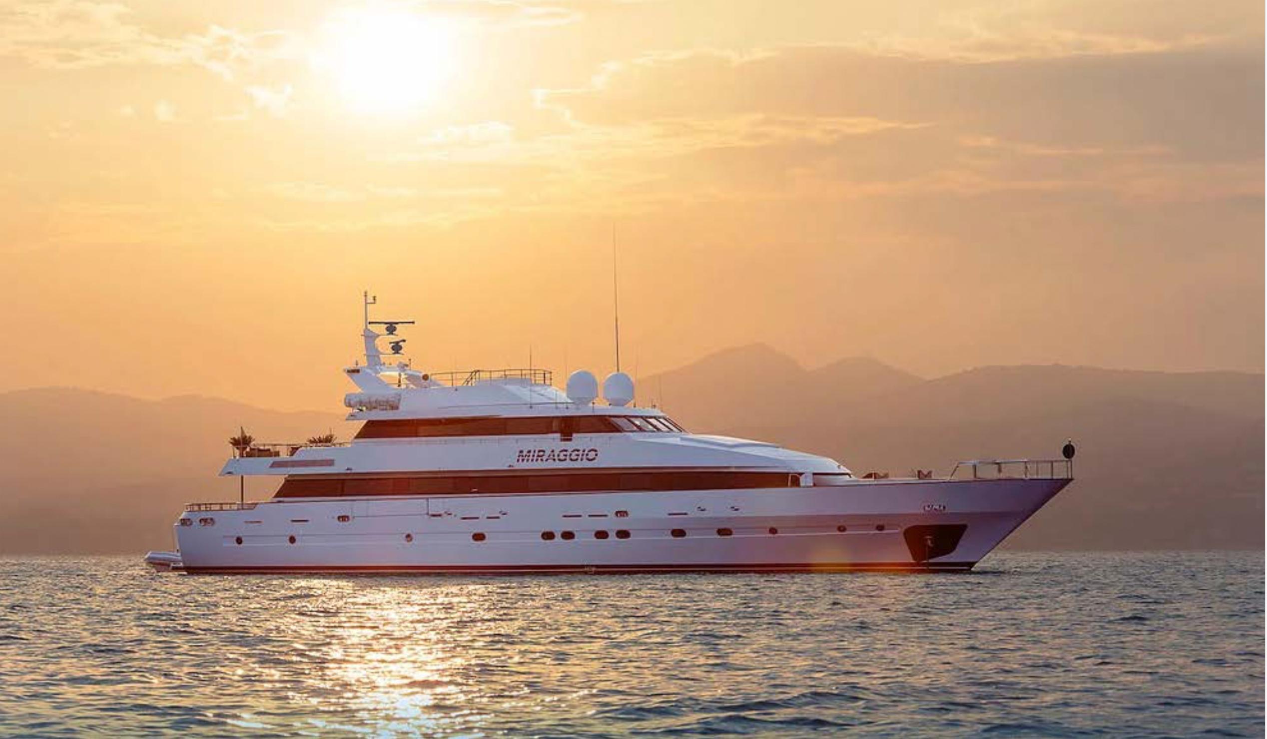 miraggio yacht for sale