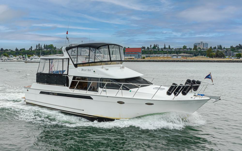 motor yacht belle isle for sale