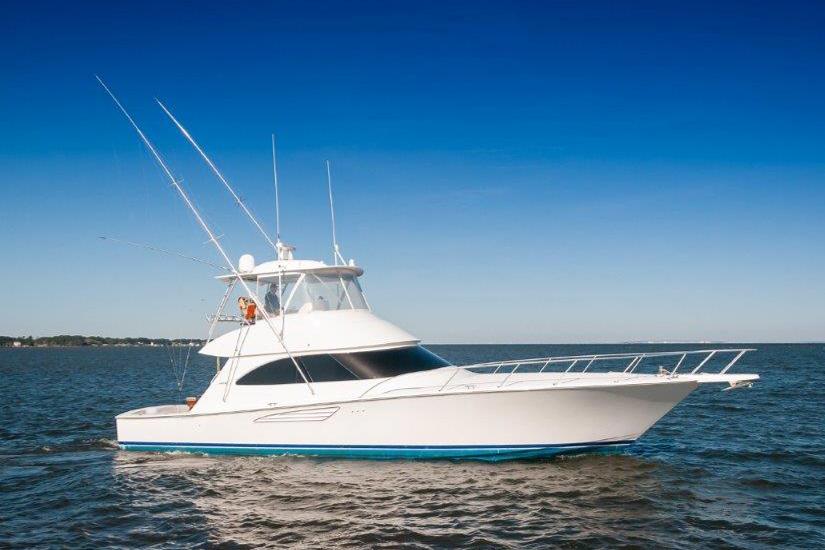 2016 Viking 52 Convertible  Reel Faith  STBD Profile