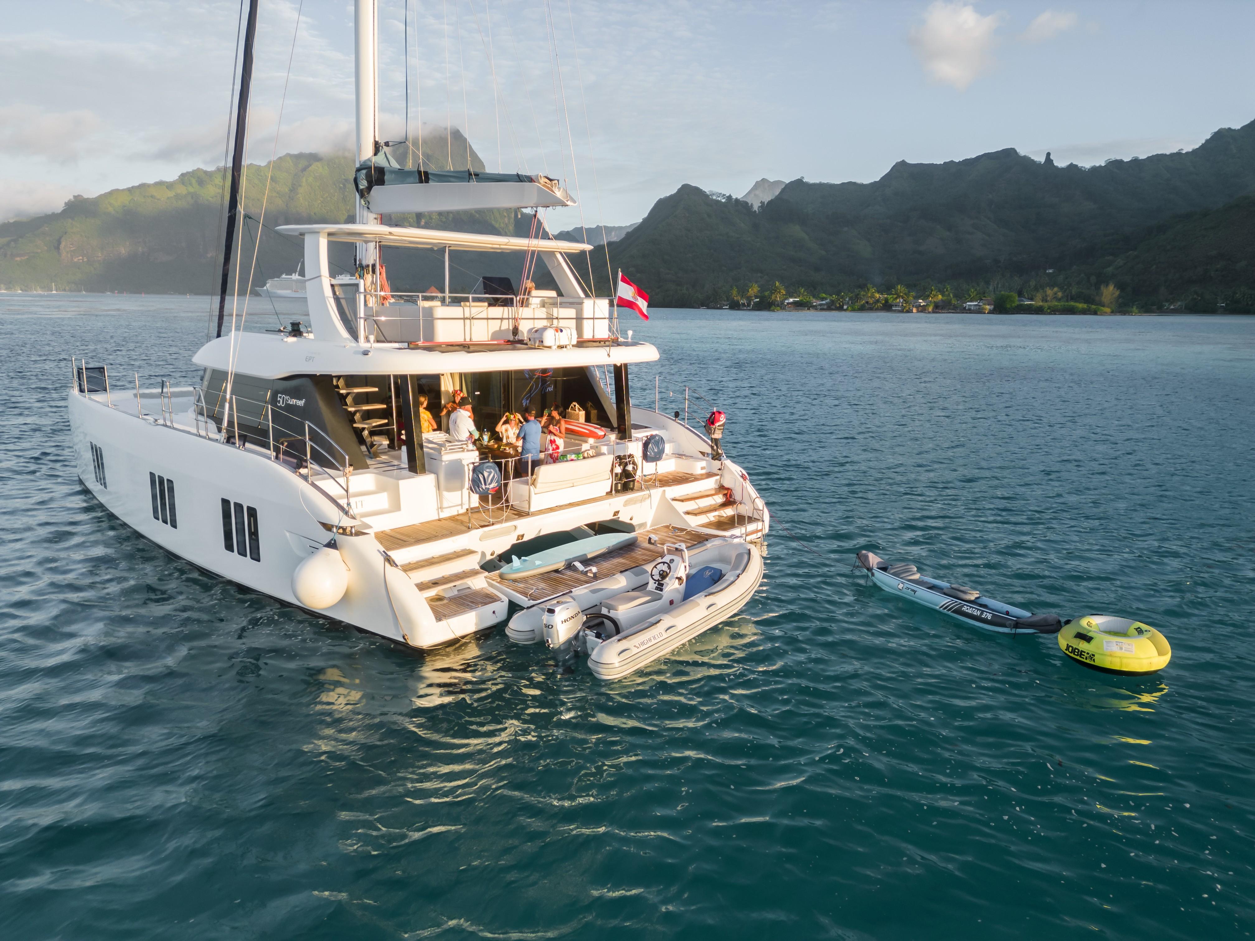 used sunreef power catamaran for sale