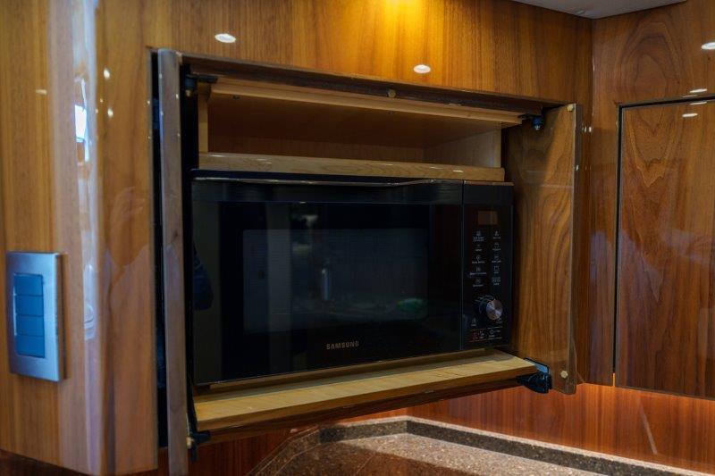 Viking 52 FAMILY TRADITION - Galley Microwave
