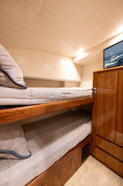 Viking 52 FAMILY TRADITION - Starboard Guest Stateroom Over/Under Bunks