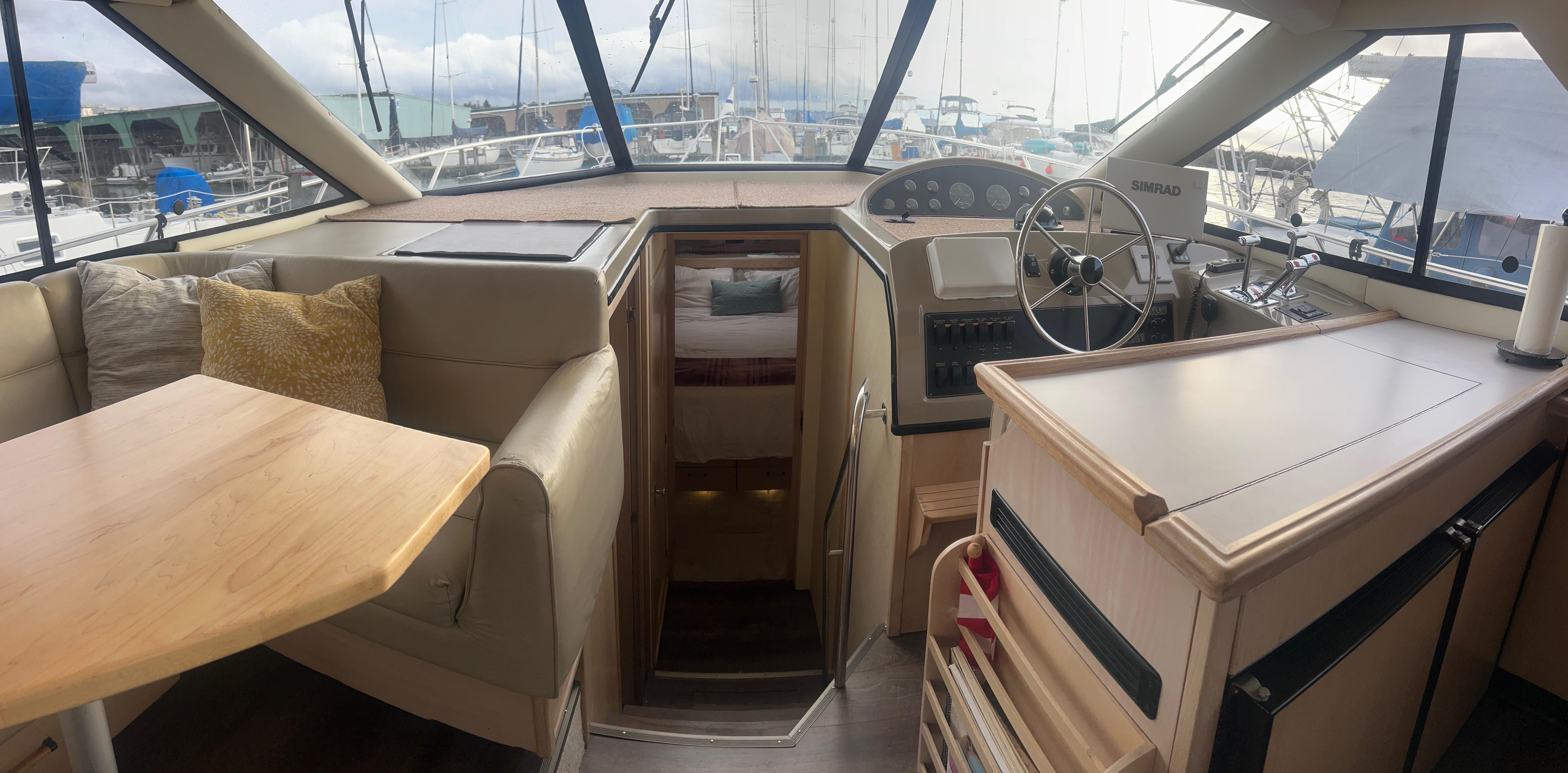 1995 Bayliner 3988 Motoryacht #TBBJ2A08 inventory image at Sun Country Marine Group, Seattle, WA 1995 Bayliner 3988 Motoryacht #TBBJ2A08 inventory image at Sun Country Marine Group, Seattle, WA