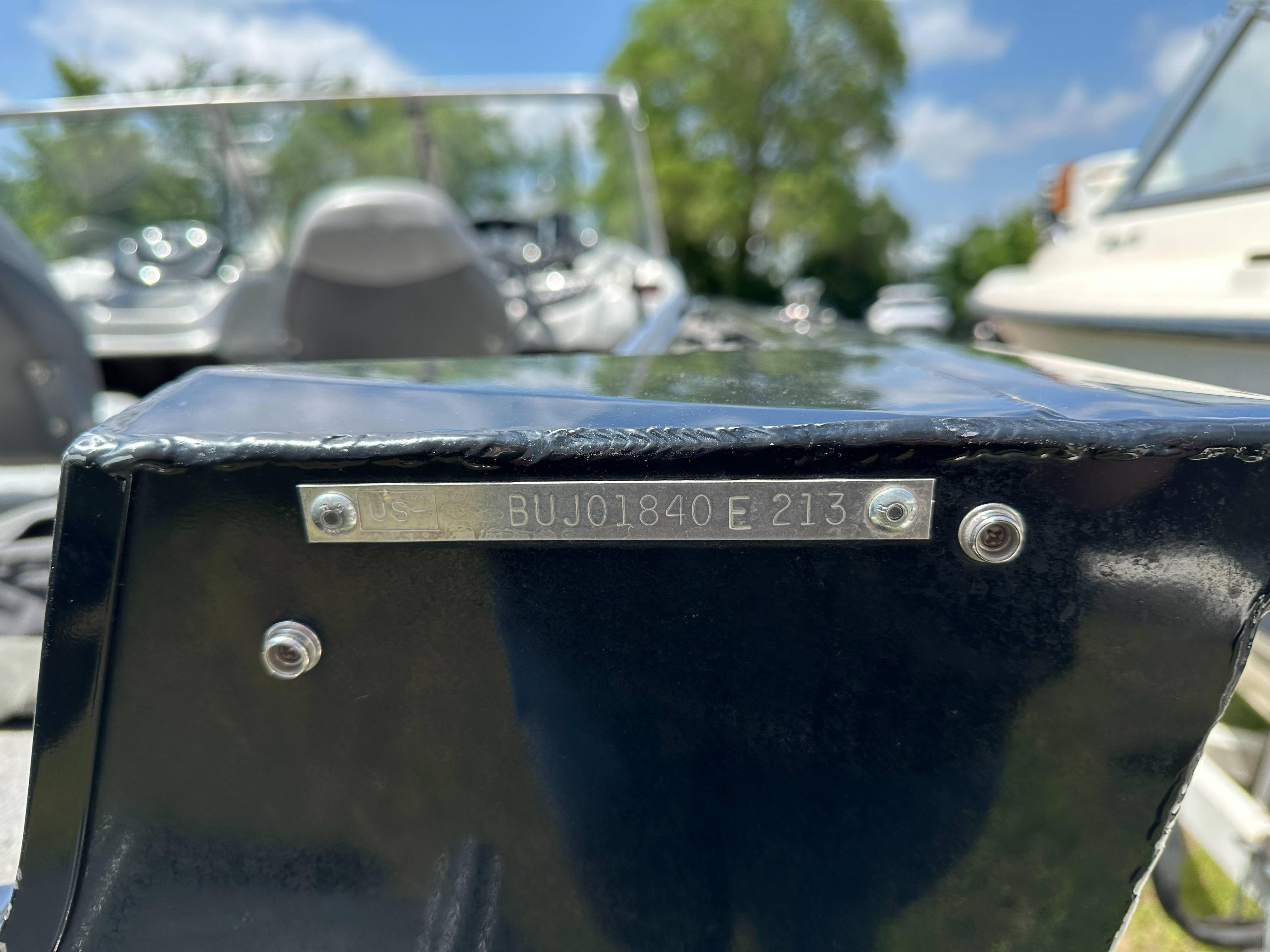 2013 Tracker Pro Guide V-175 WT boat with visible hull identification number.