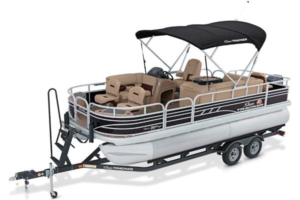 2020 Sun Tracker boat for sale, model of the boat is Fishin' Barge 20 DLX & Image # 2 of 51
