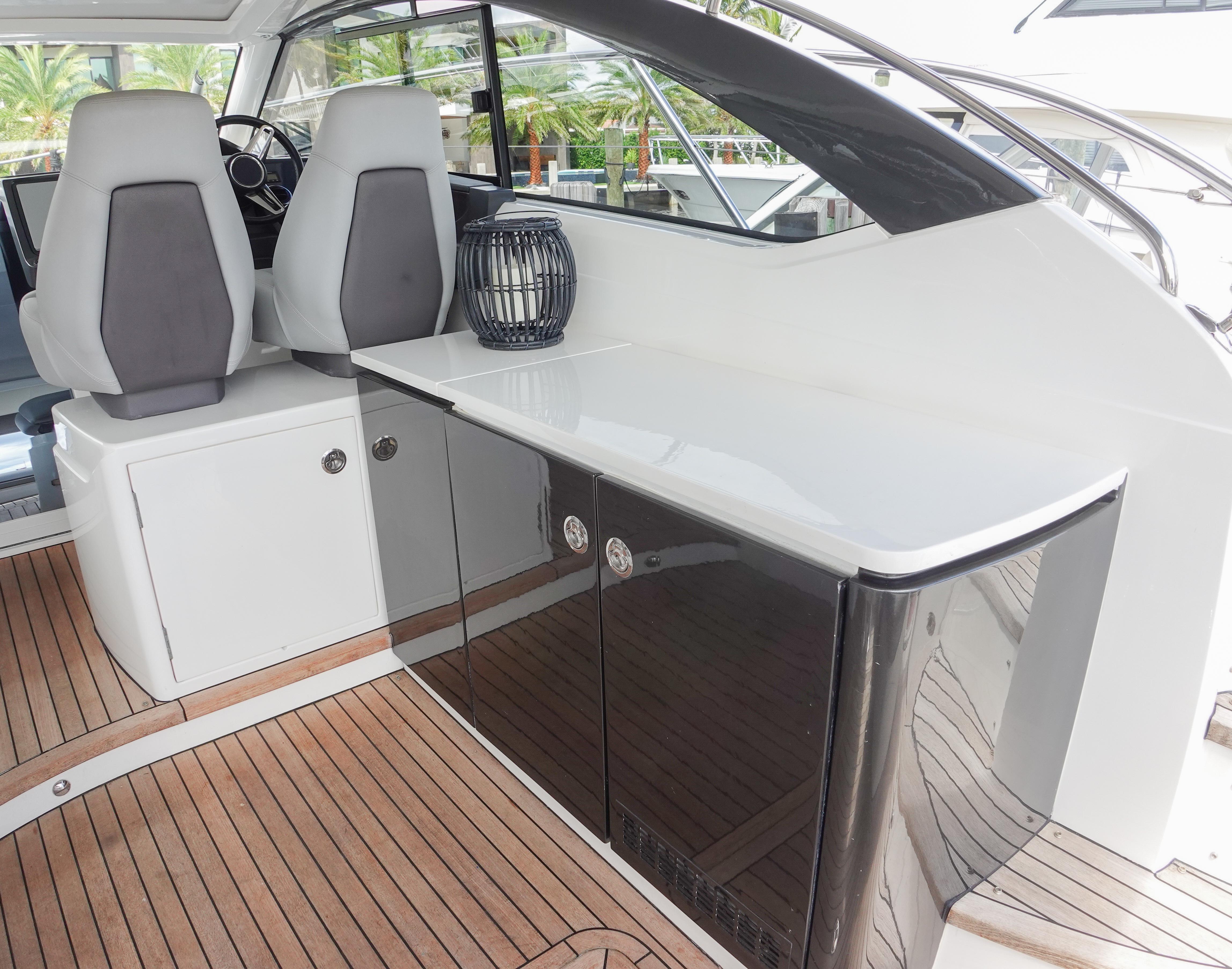 Soulmate Yacht Photos Pics 2016 Princess 39 SOULMATE- Helm Deck Sink Station