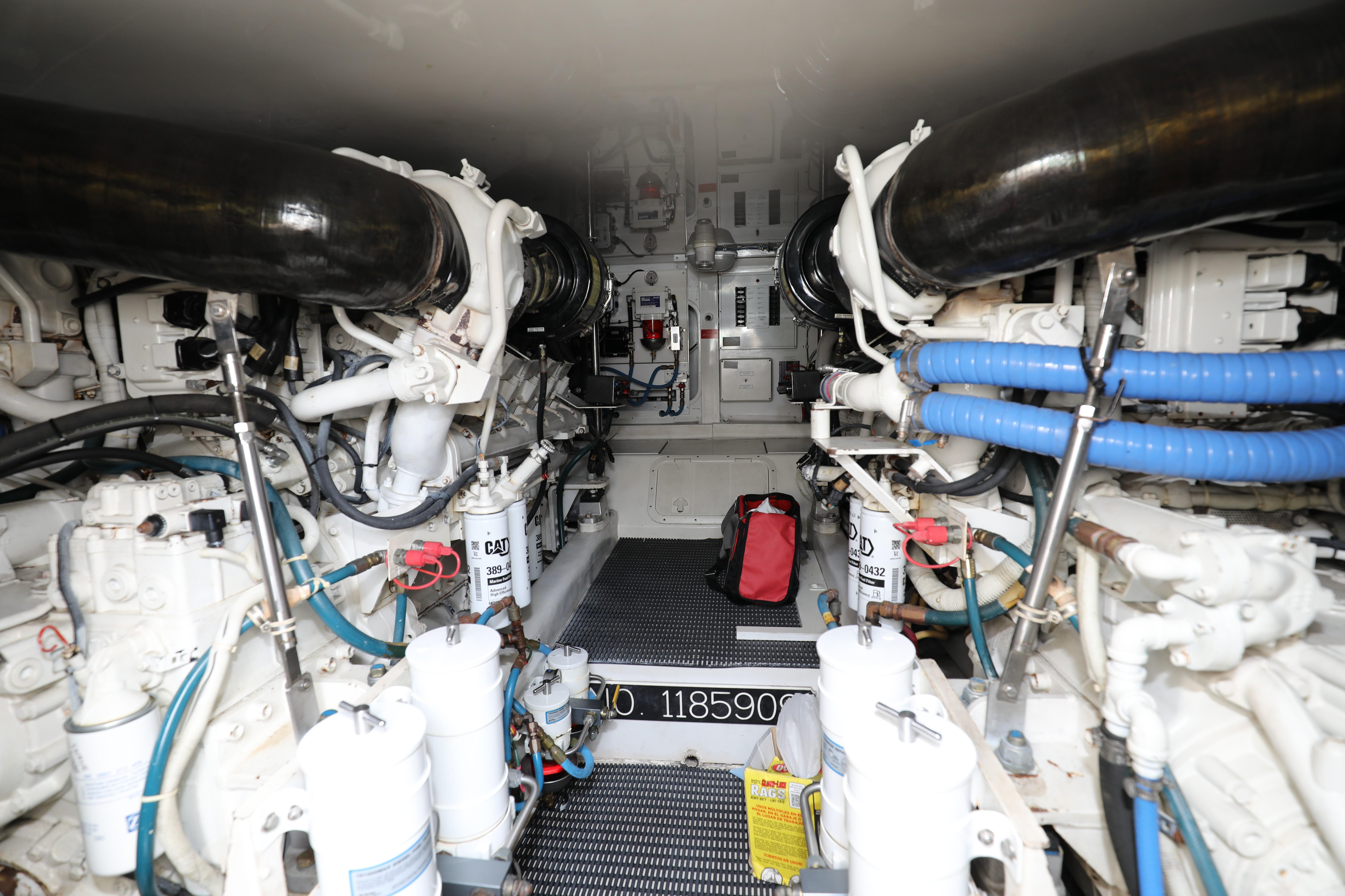 Hatteras 54 - See Legs - Engine Room