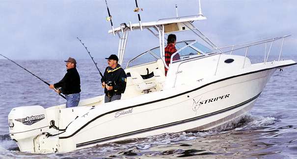 Image of 2000 Seaswirl Striper 2300 Walkaround O/B