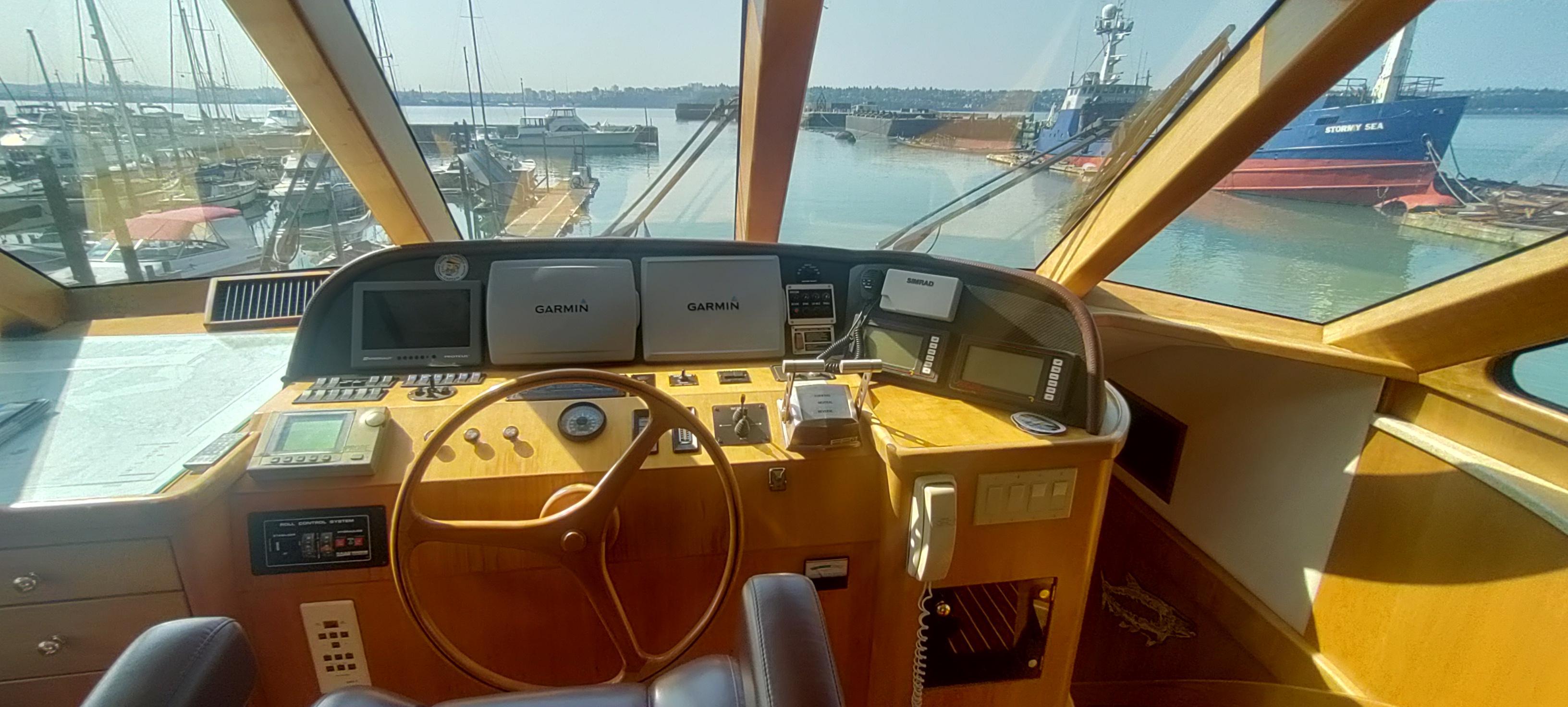 1996 Wendon 72 Skylounge #TBBJW72 inventory image at Sun Country Marine Group, Seattle, WA 1996 Wendon 72 Skylounge #TBBJW72 inventory image at Sun Country Marine Group, Seattle, WA