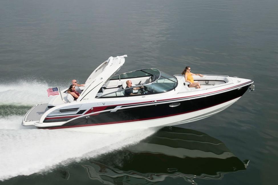 Manufacturer Provided Image: 2020 Formula 290 Bowrider cruising on water with passengers.