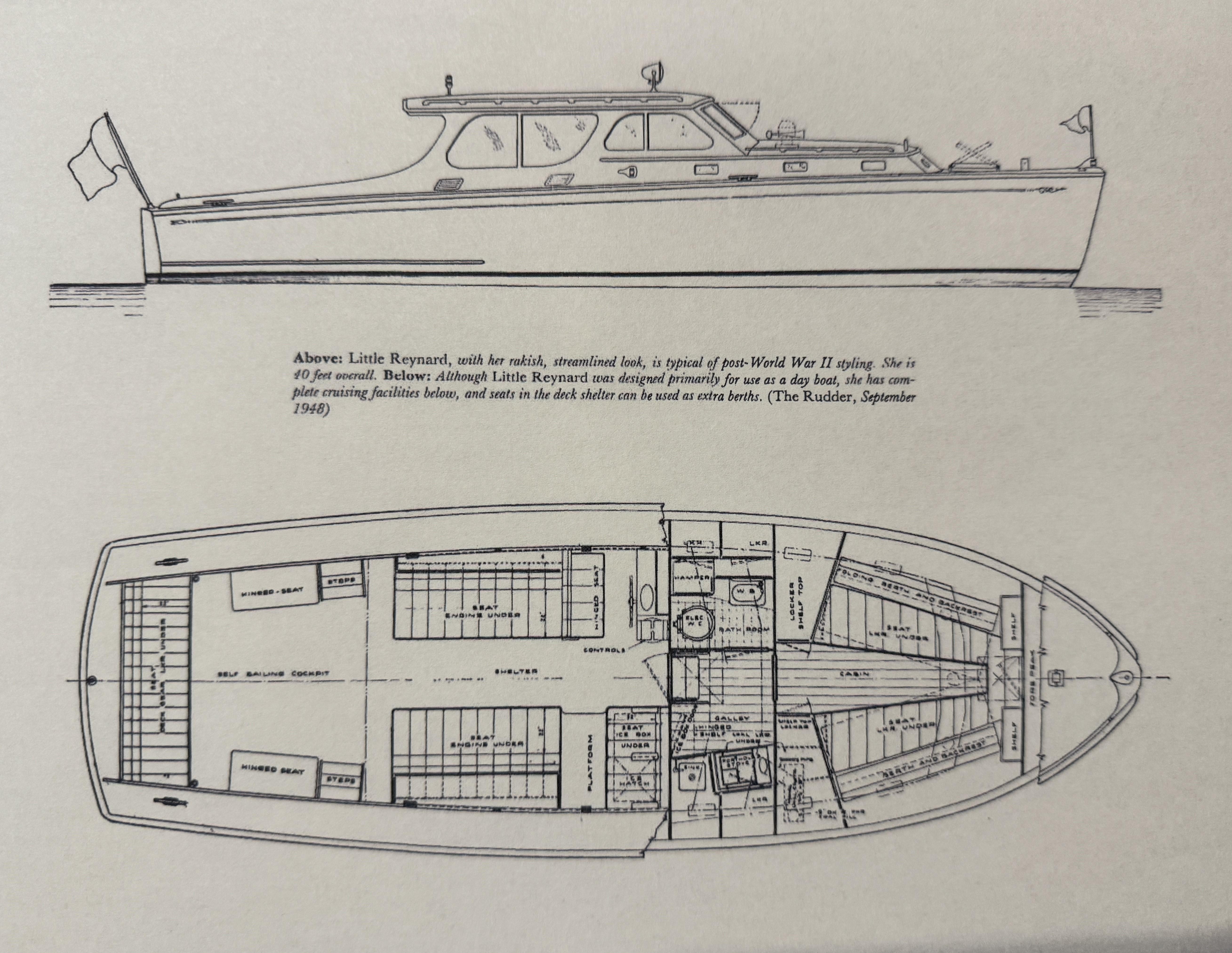 KU CHU - 1947 Rhodes Nevins Picnic Boat gallery image 21