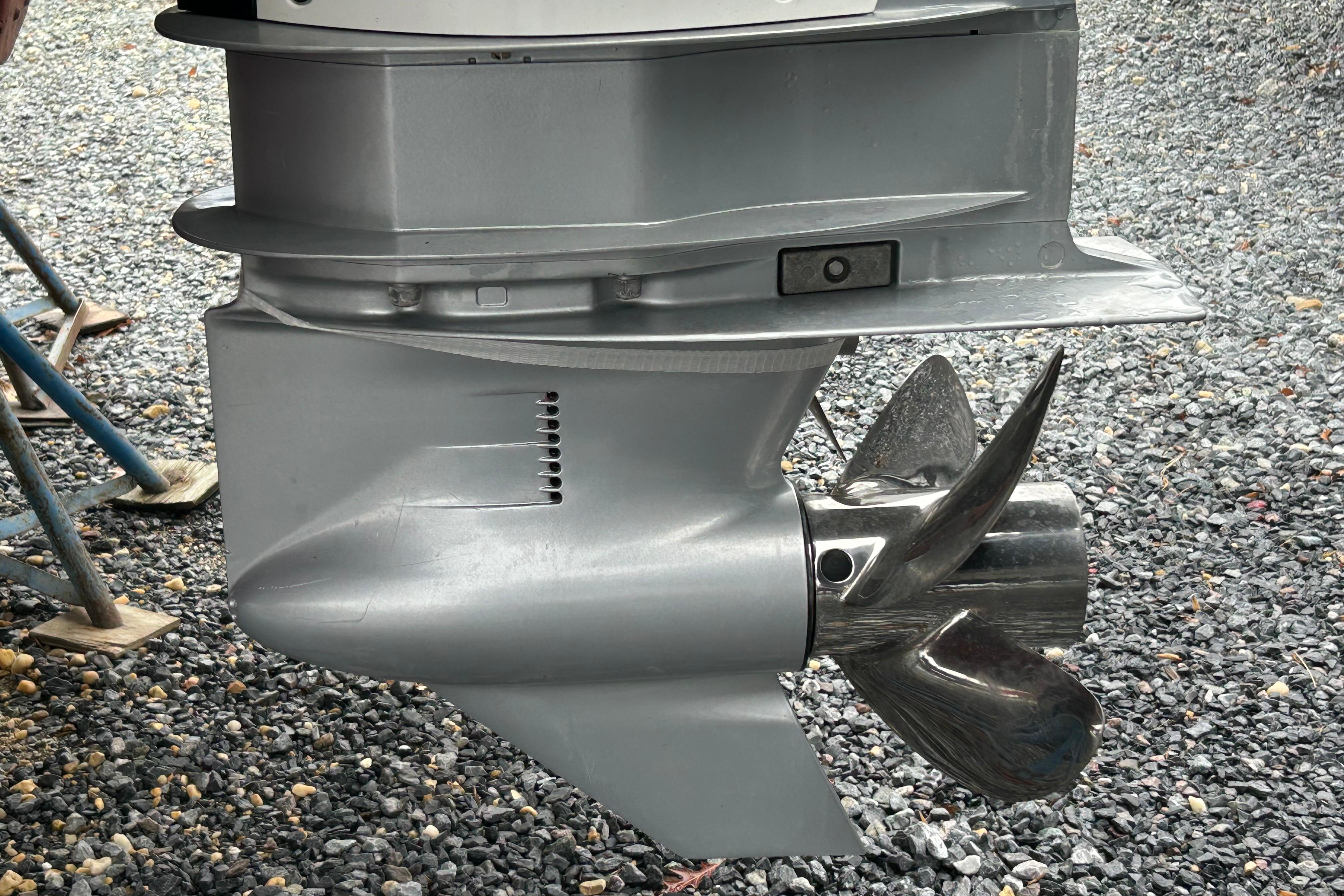 Four blade stainless steel prop