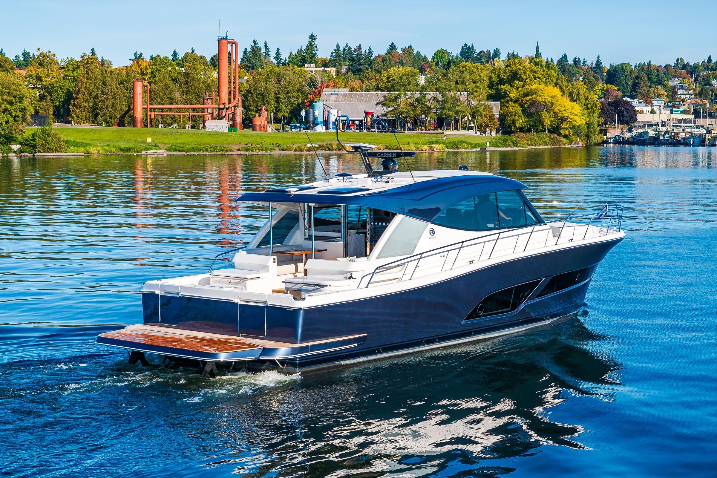 2026 Riviera 505 SUV #R1095 inventory image at Sun Country Yachts, South Lake Union (Seattle)