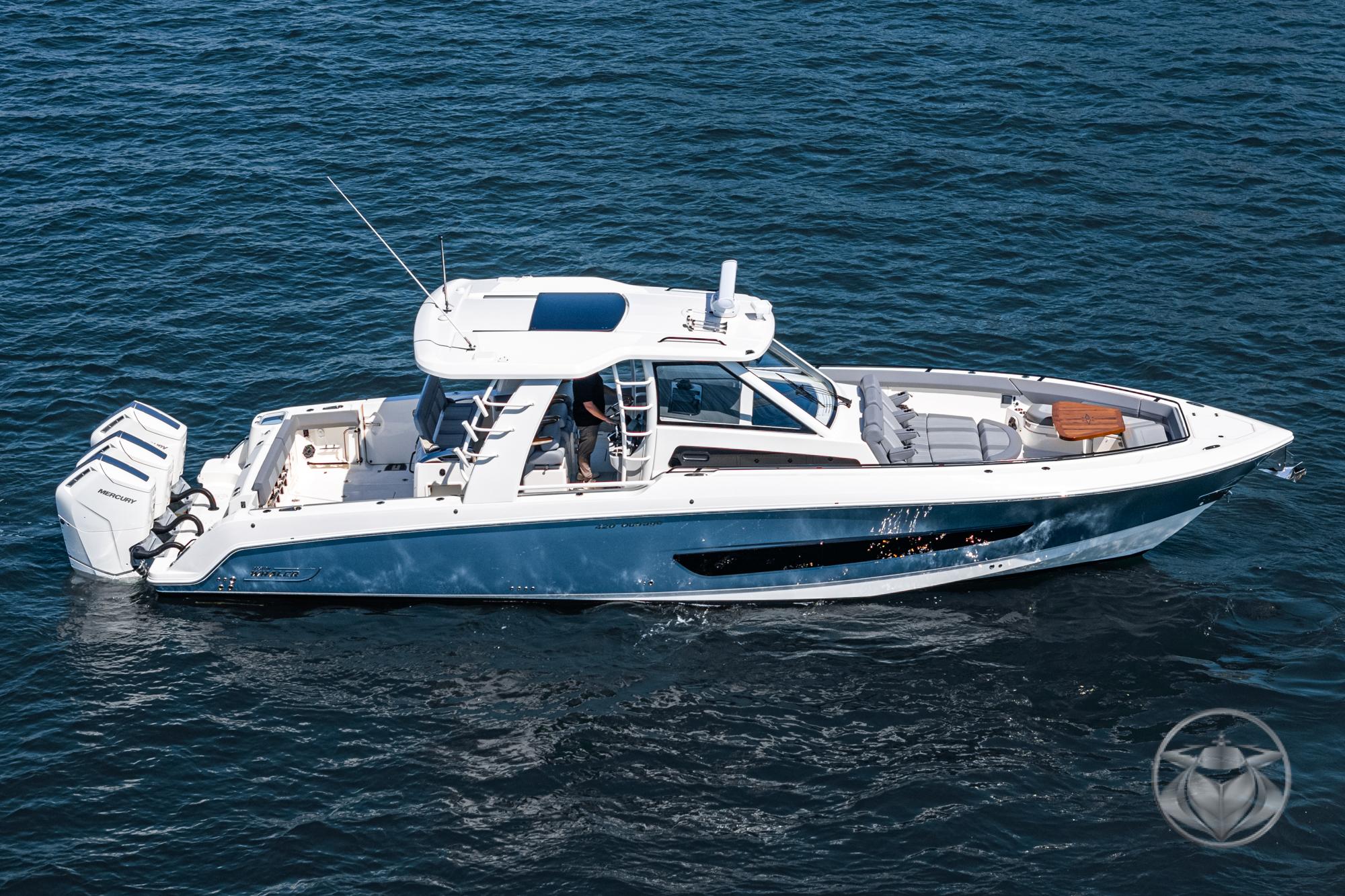 2024 Boston Whaler 420 Outrage #BW0245J inventory image at Sun Country Marine Group, Dana Point 2024 Boston Whaler 420 Outrage #BW0245J inventory image at Sun Country Marine Group, Dana Point