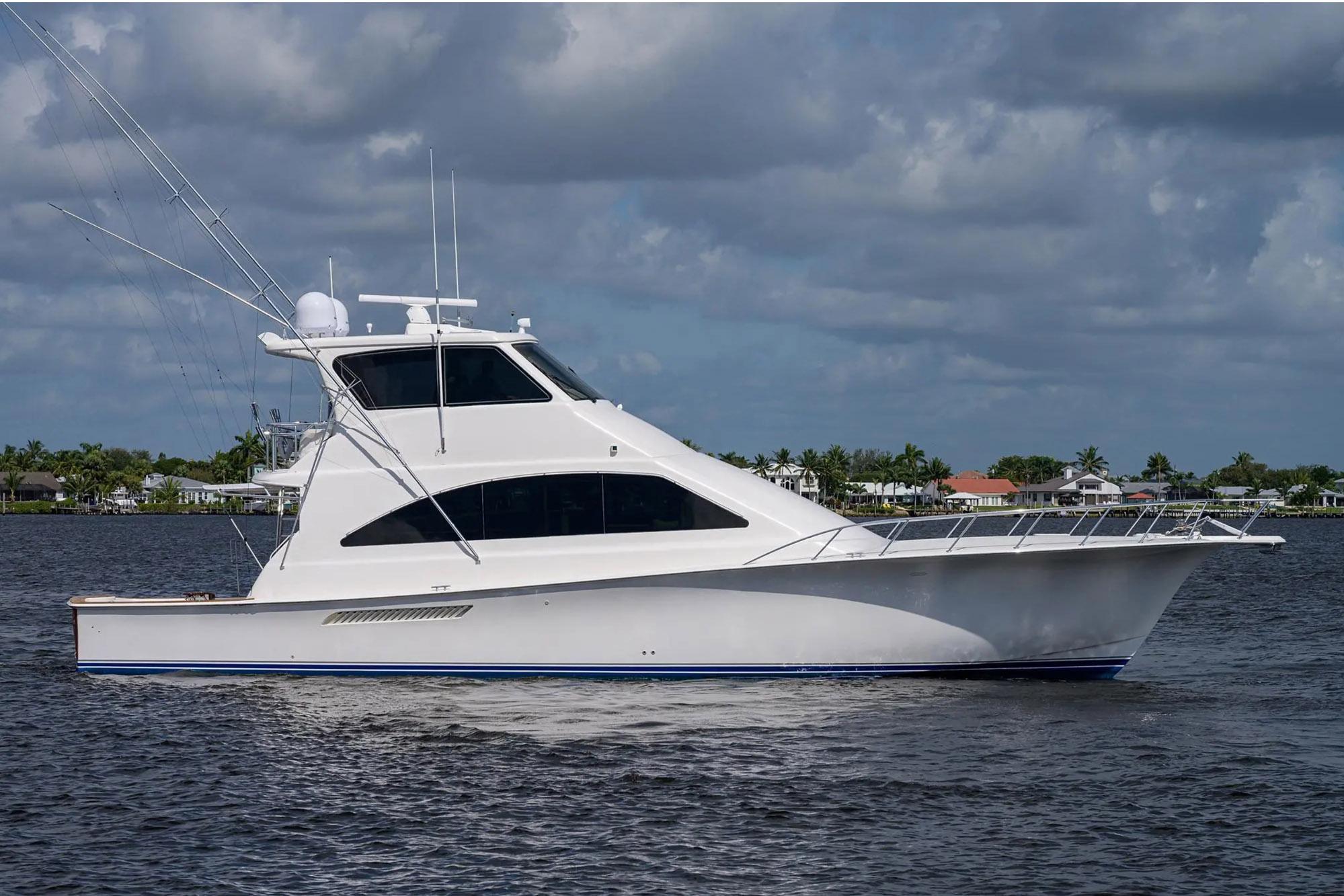 2003 Ocean 62 enclosed bridge super sport