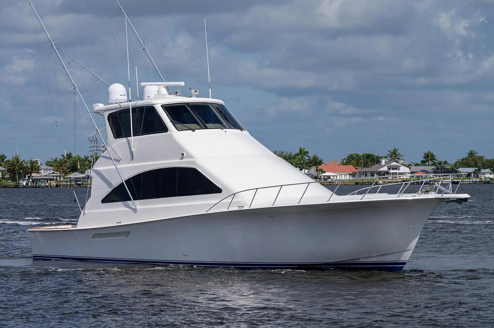 2003 Ocean 62 enclosed bridge super sport