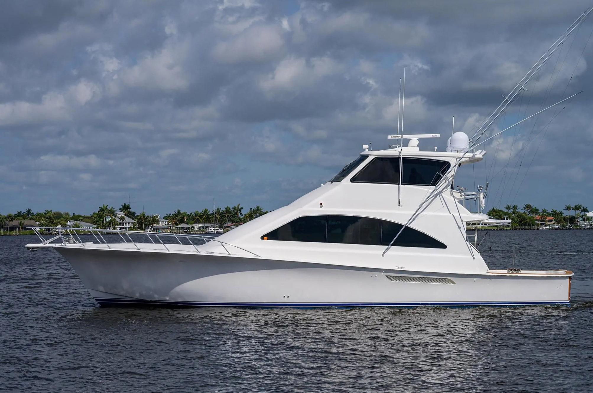 2003 Ocean 62 enclosed bridge super sport