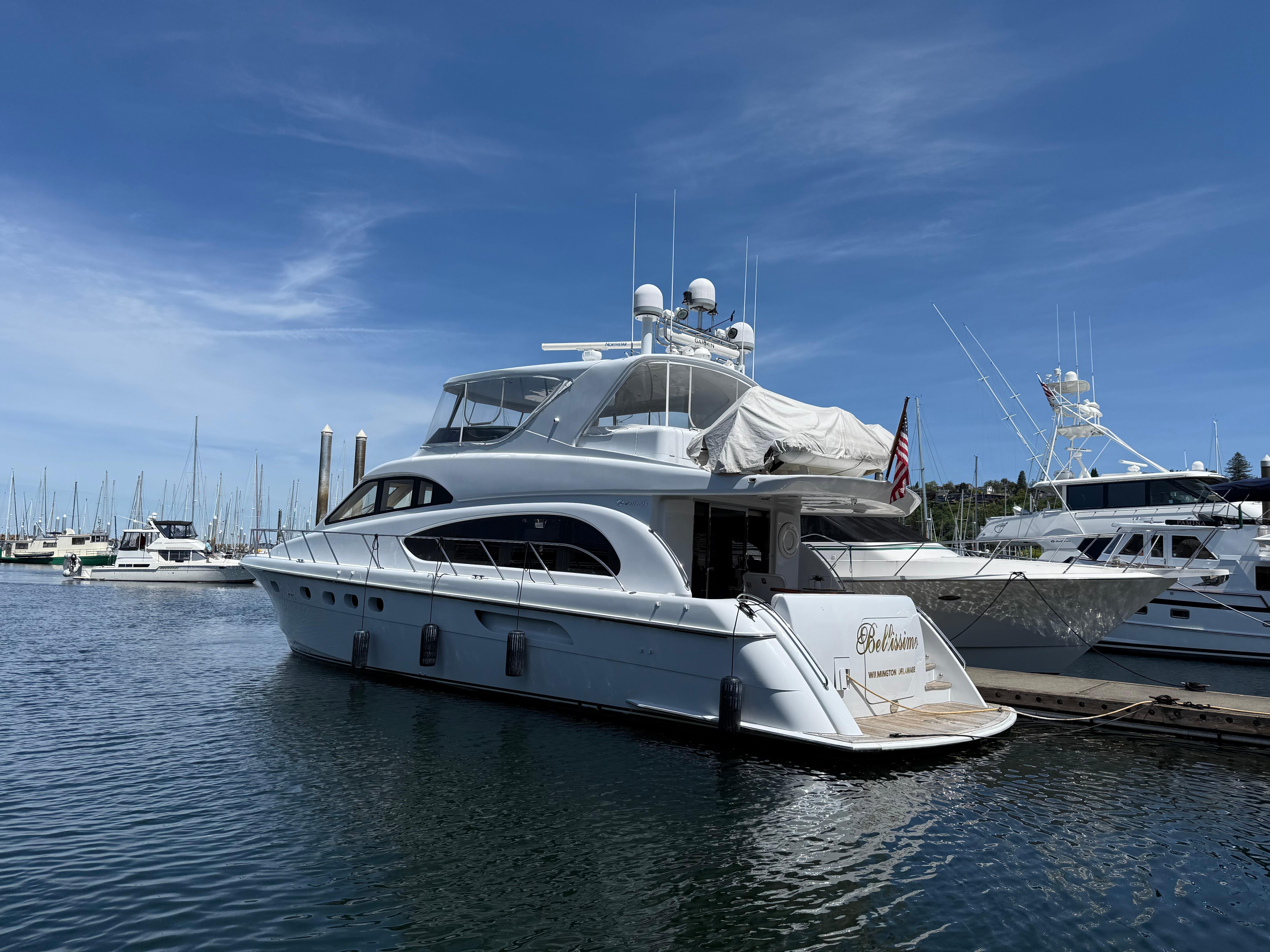 2001 Hatteras 63 Cockpit Motor Yacht
