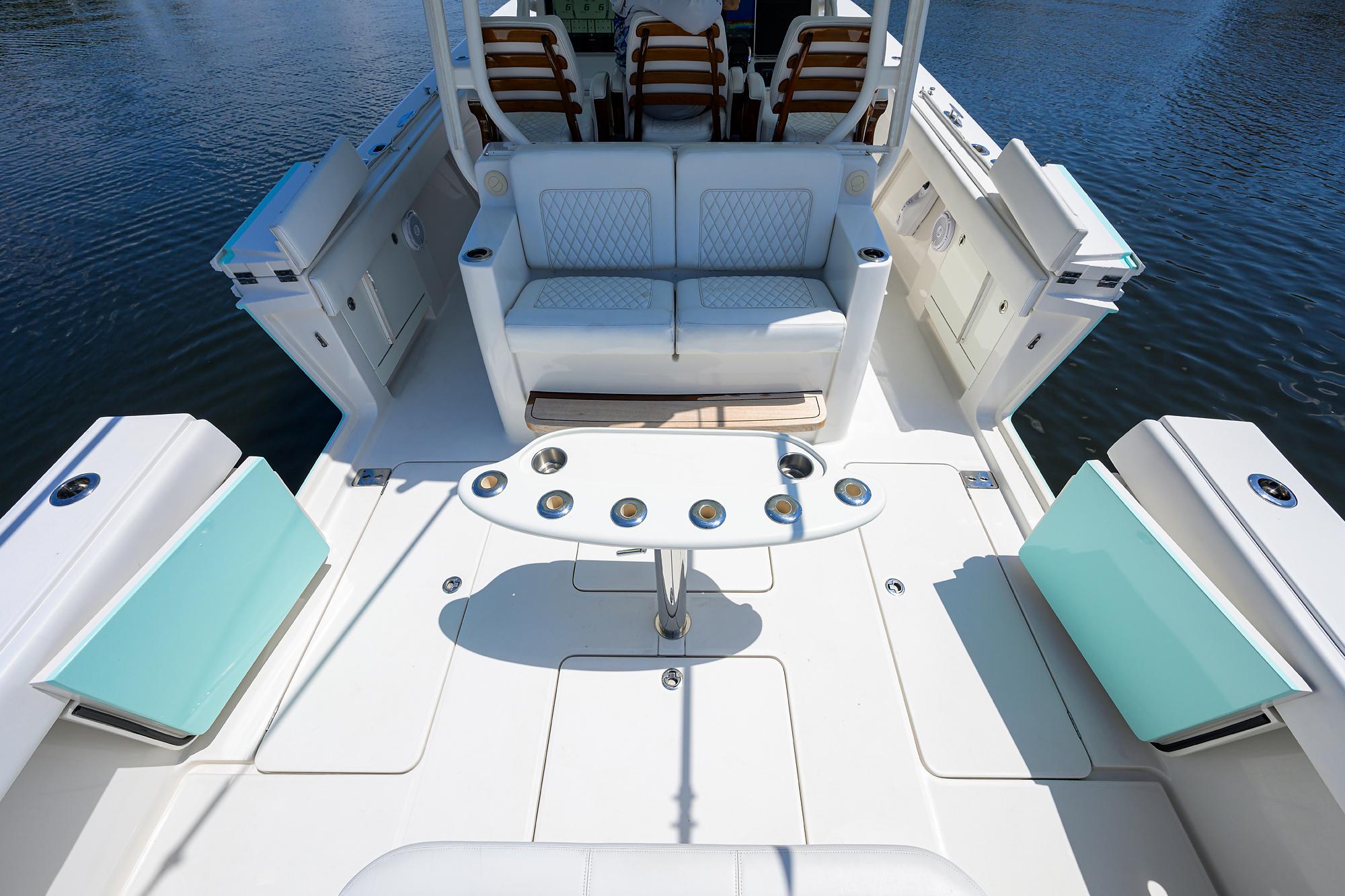 43 Jupiter 2019 Yacht Photos Pics Jupiter 43 No Name - Port and Starboard Dive Doors