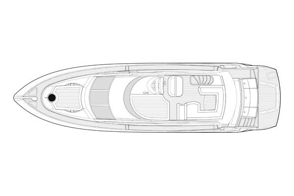 Manufacturer Provided Image: Flybridge Layout