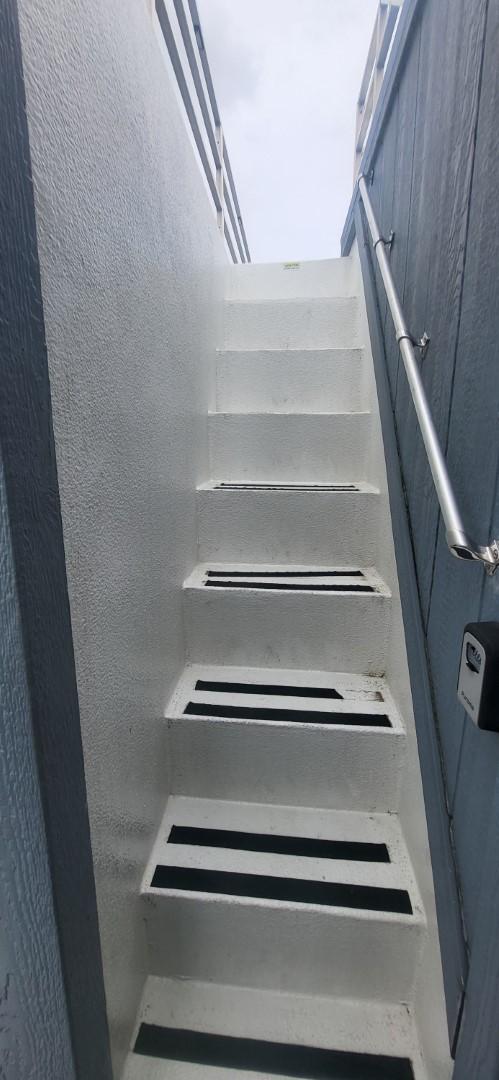 Destination Yachts-16x45 Condo Series 2020 -FL-US-White staircase on 2020 Destination Yachts 16x45 Condo Series boat.-9562403 | Thumbnail
