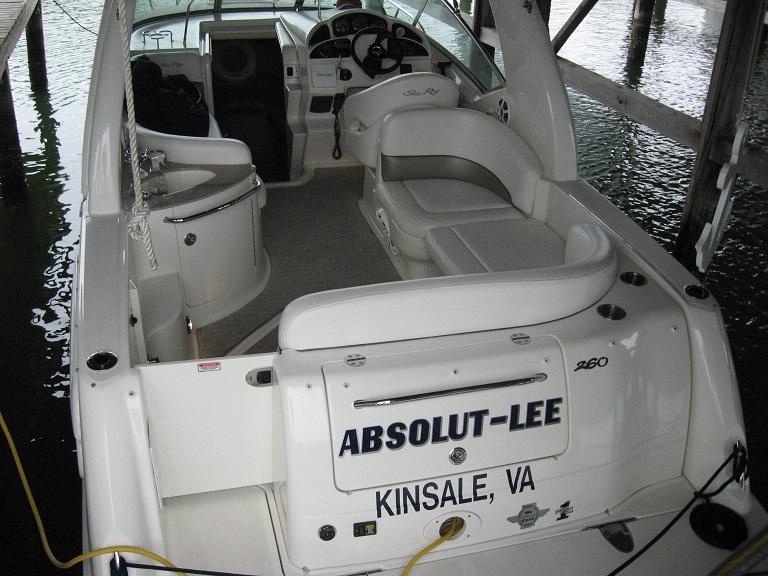 Aft view