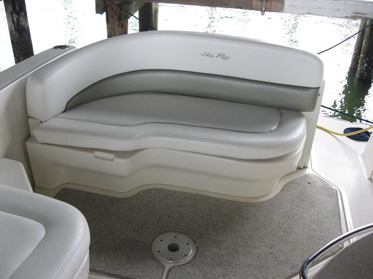 Looking aft