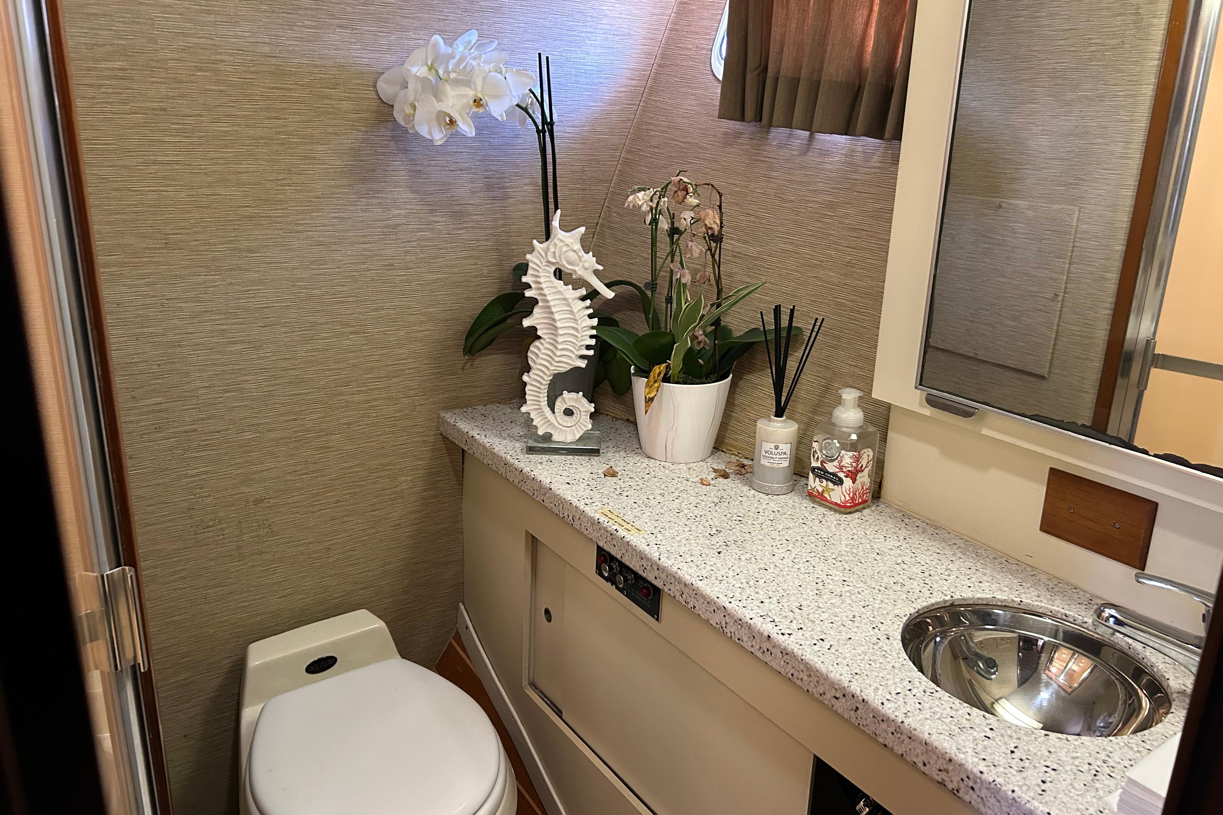 1989 Hatteras 45 Convertible #TBMC930G-LLC inventory image at Sun Country Yachts, San Diego Marriott Marquis