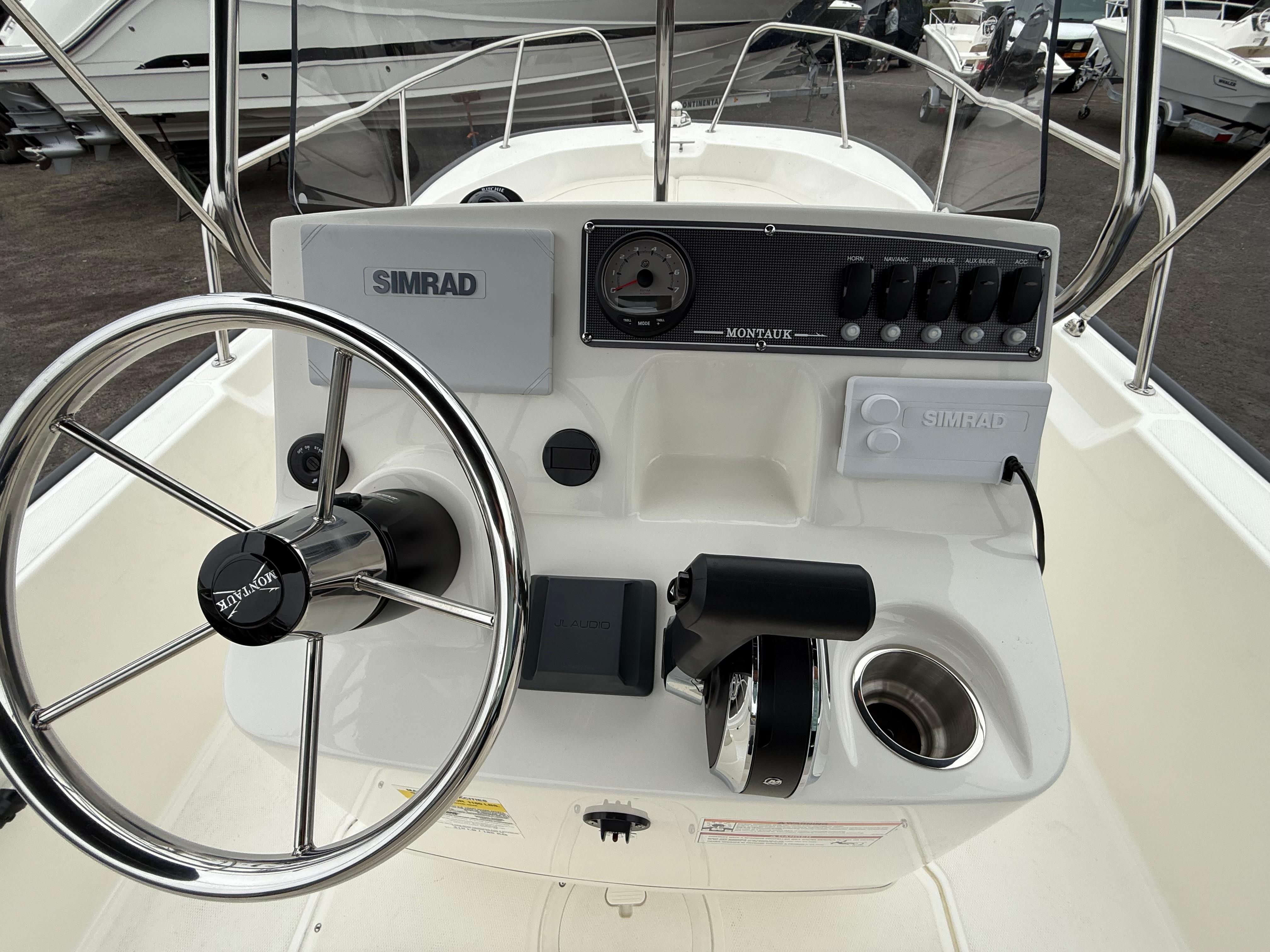 2024 Boston Whaler 170 Montauk #TBRL0350 inventory image at Sun Country Marine Group, Newport Beach 2024 Boston Whaler 170 Montauk #TBRL0350 inventory image at Sun Country Marine Group, Newport Beach