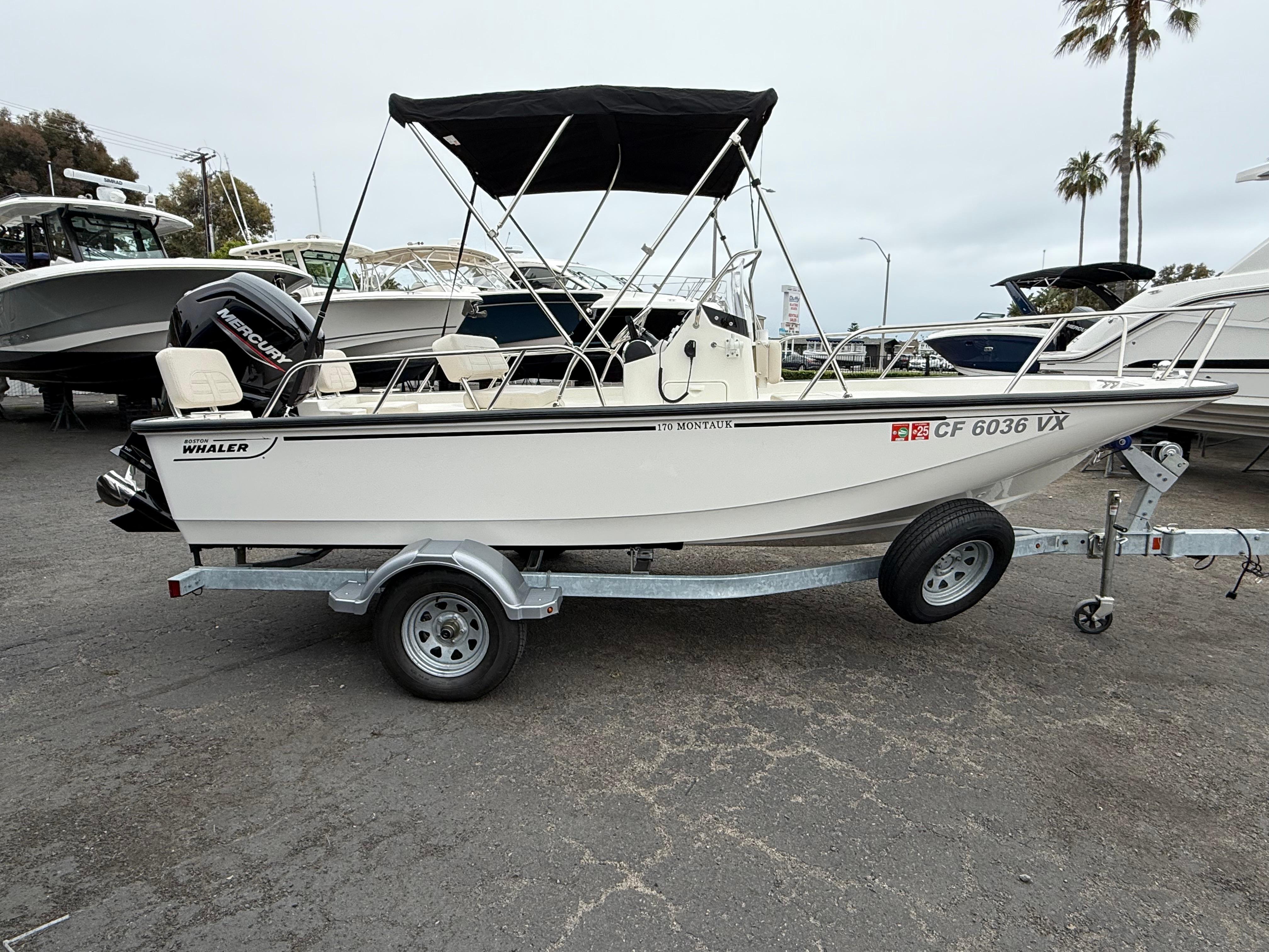 2024 Boston Whaler 170 Montauk #TBRL0350 inventory image at Sun Country Marine Group, Newport Beach 2024 Boston Whaler 170 Montauk #TBRL0350 inventory image at Sun Country Marine Group, Newport Beach