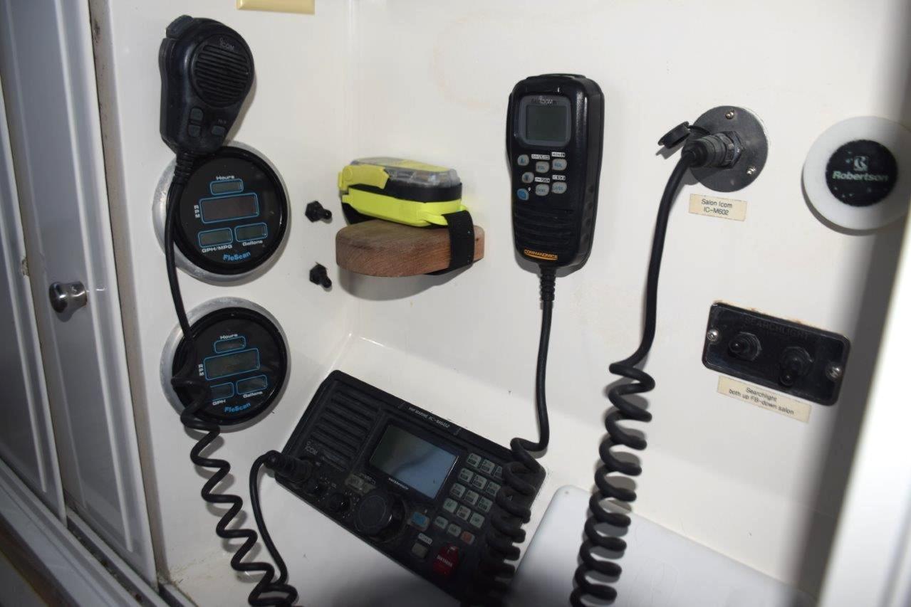 Flo-scans and VHF radios on flybridge