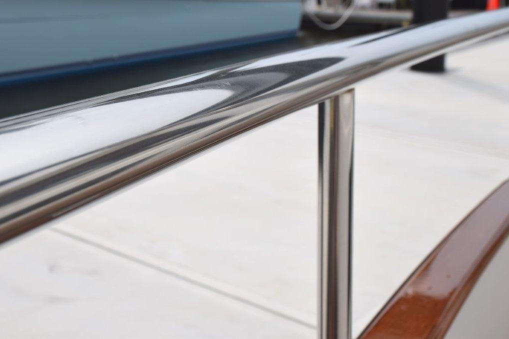 Upgraded stainless safety rails