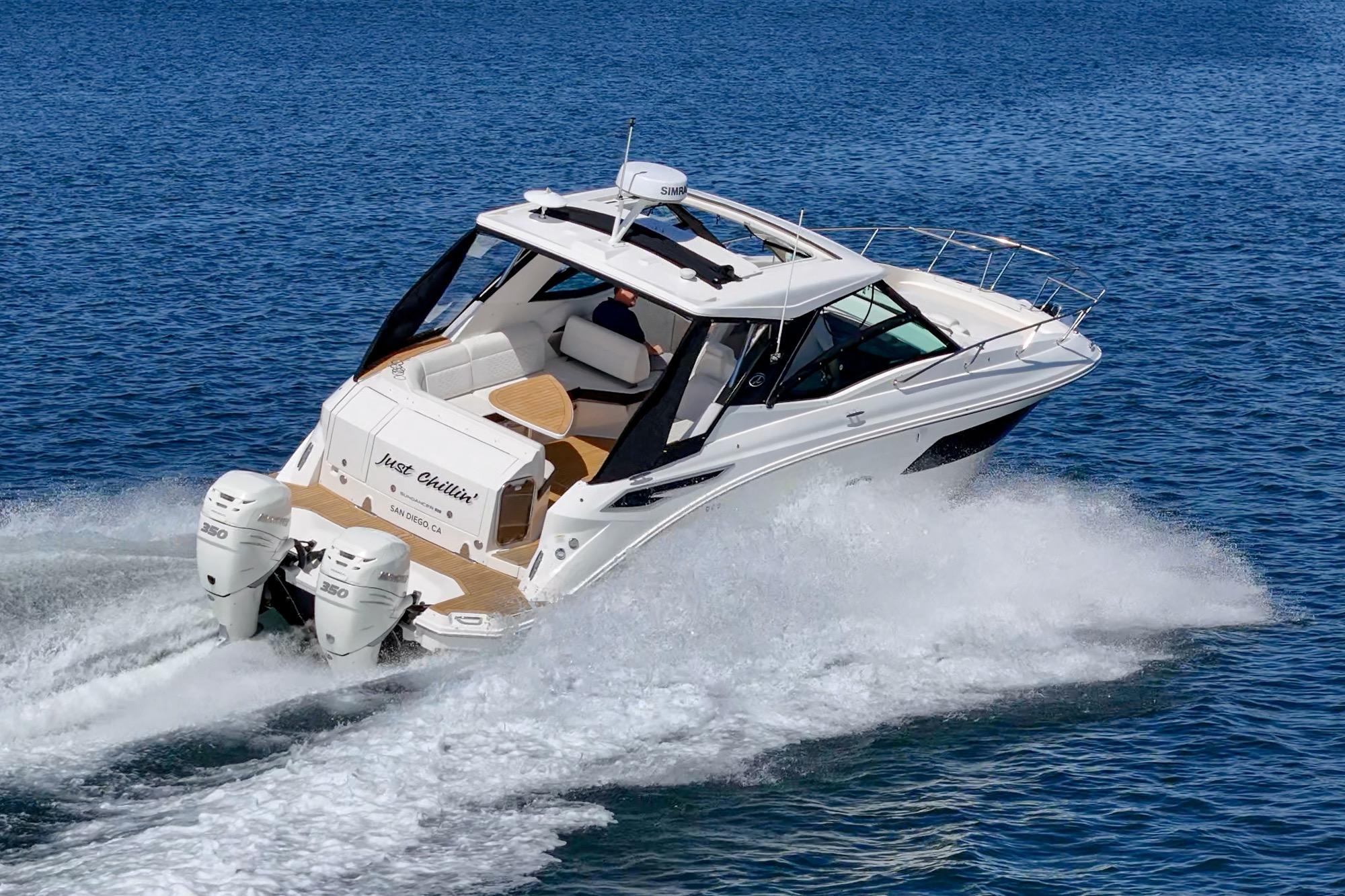 2021 Sea Ray Sundancer 320 Outboard #TBRM1531J inventory image at Sun Country Marine Group, San Diego Harbor Island