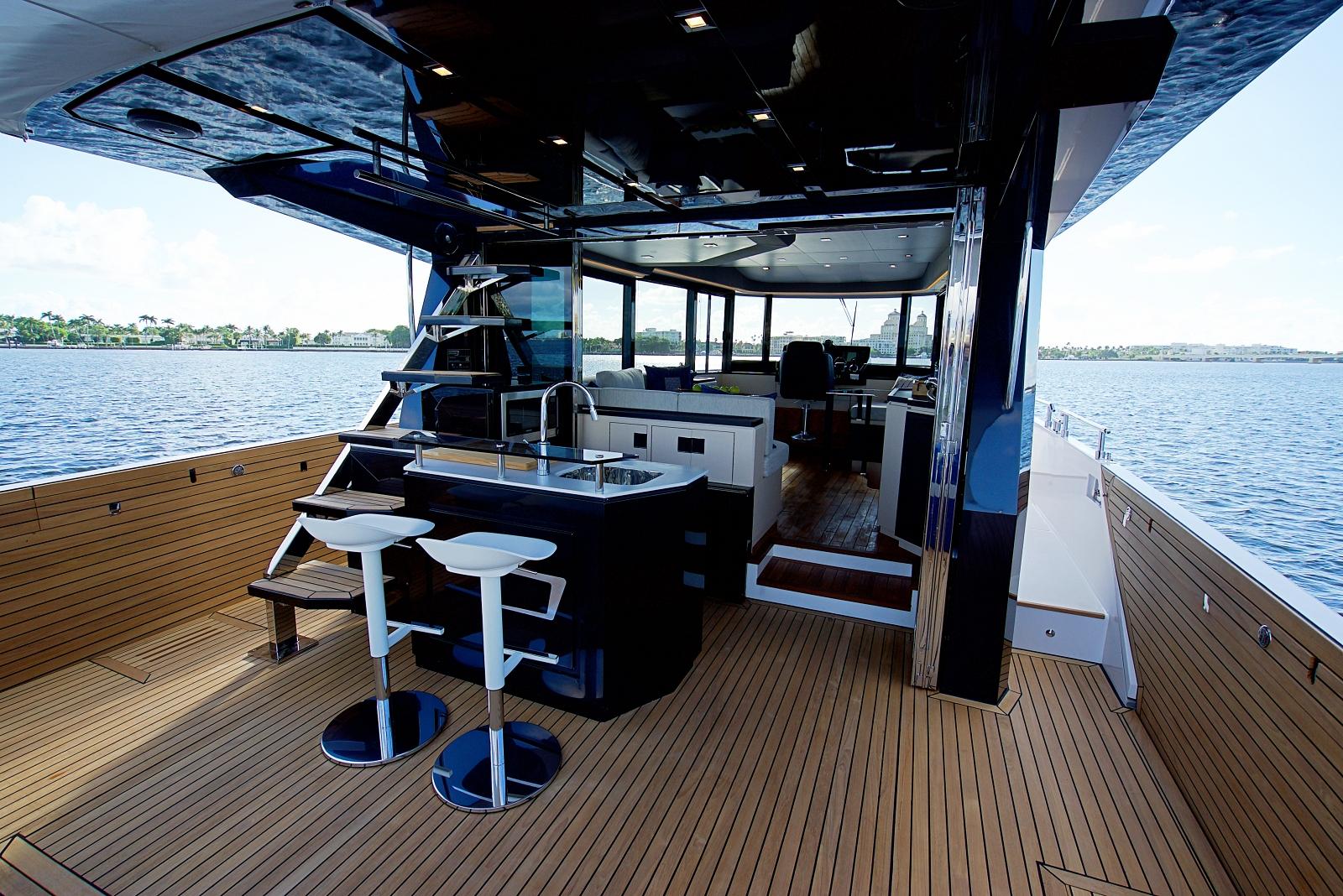 Okean 50X - Quixotic - Aft Deck to Salon