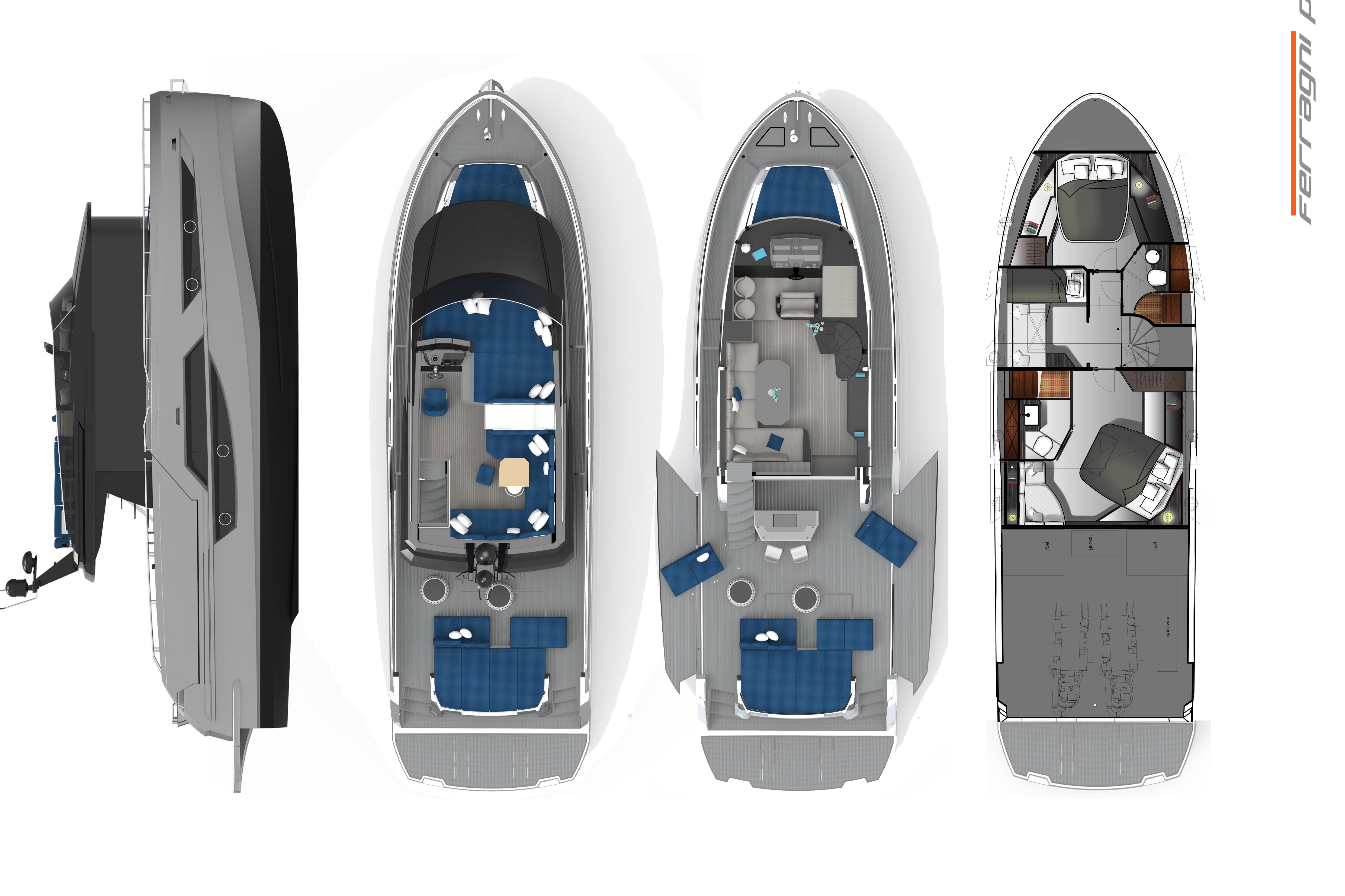 Okean 50X - Quixotic - Layout