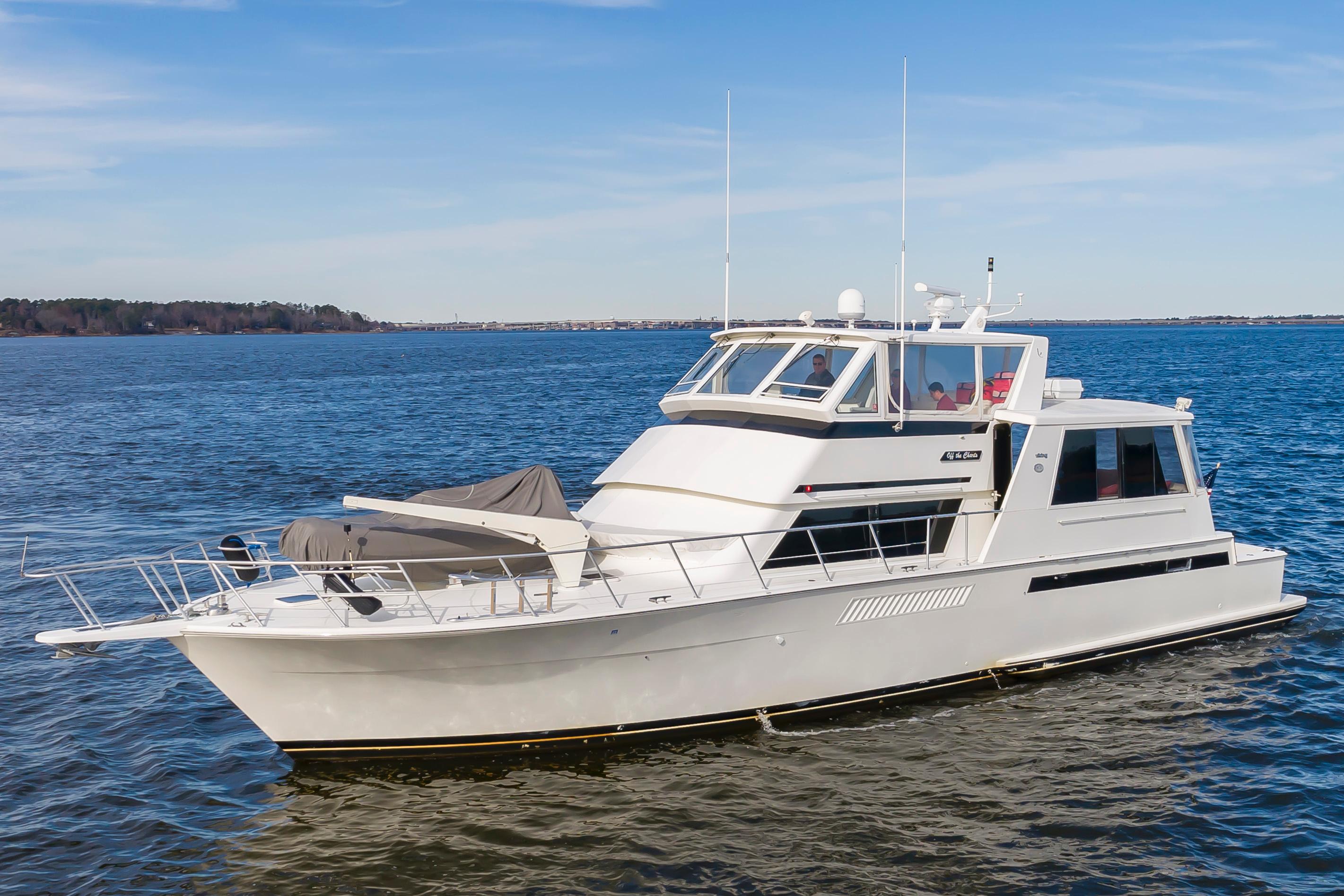 60ft viking cockpit motor yacht