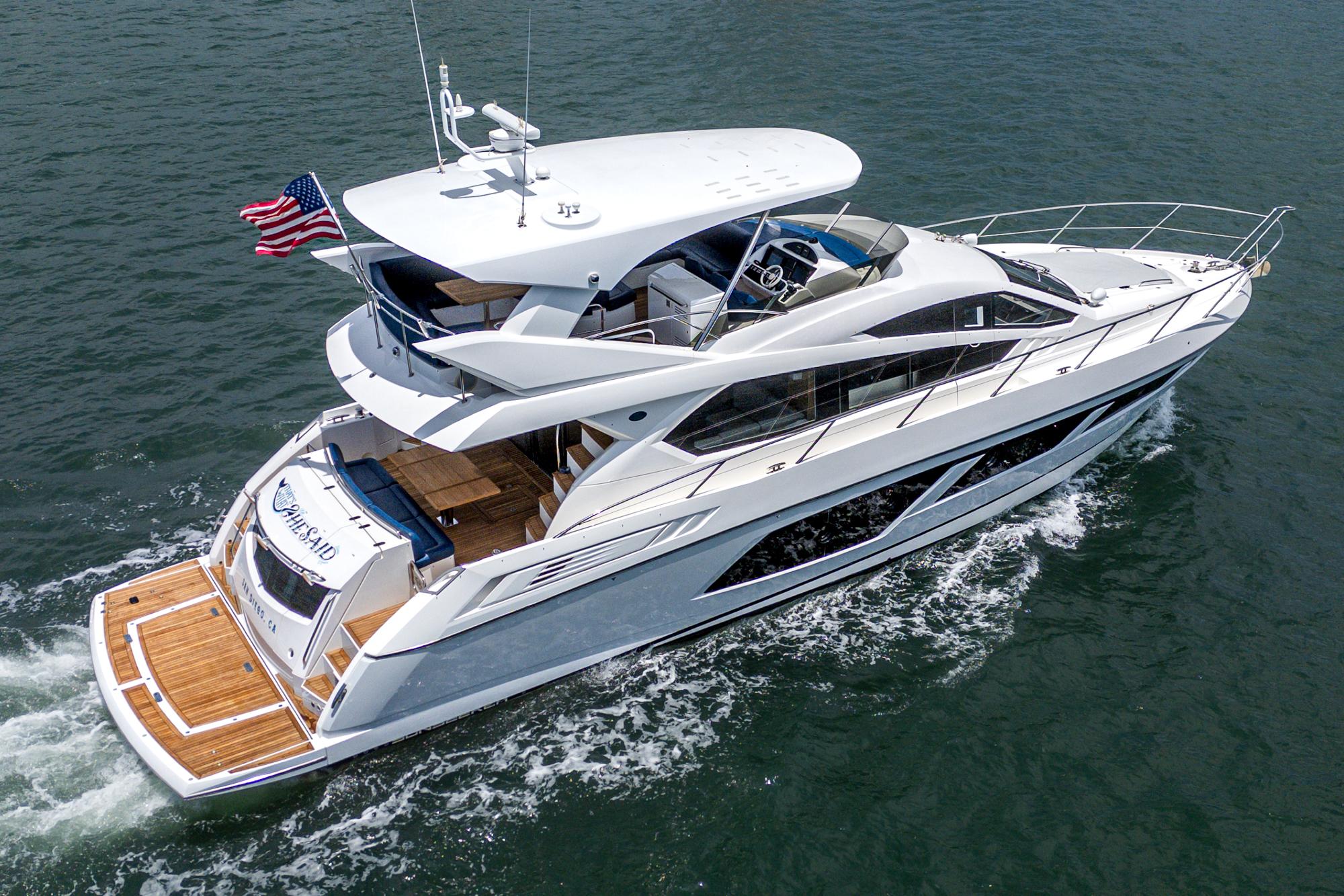 2017 Sunseeker Manhattan 65 #TBJRP06889I-LLC inventory image at Sun Country Marine Group, San Diego Harbor Island 2017 Sunseeker Manhattan 65 #TBJRP06889I-LLC inventory image at Sun Country Marine Group, San Diego Harbor Island