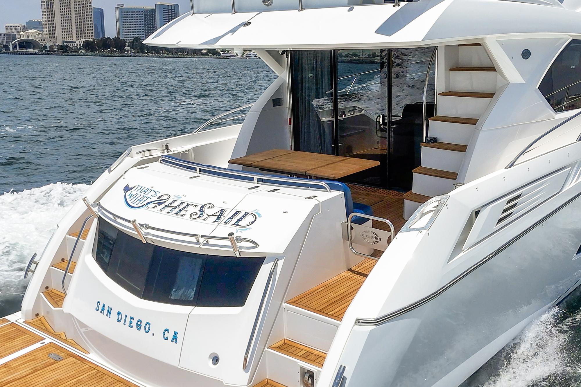 2017 Sunseeker Manhattan 65 #TBJRP06889I-LLC inventory image at Sun Country Marine Group, San Diego Harbor Island 2017 Sunseeker Manhattan 65 #TBJRP06889I-LLC inventory image at Sun Country Marine Group, San Diego Harbor Island