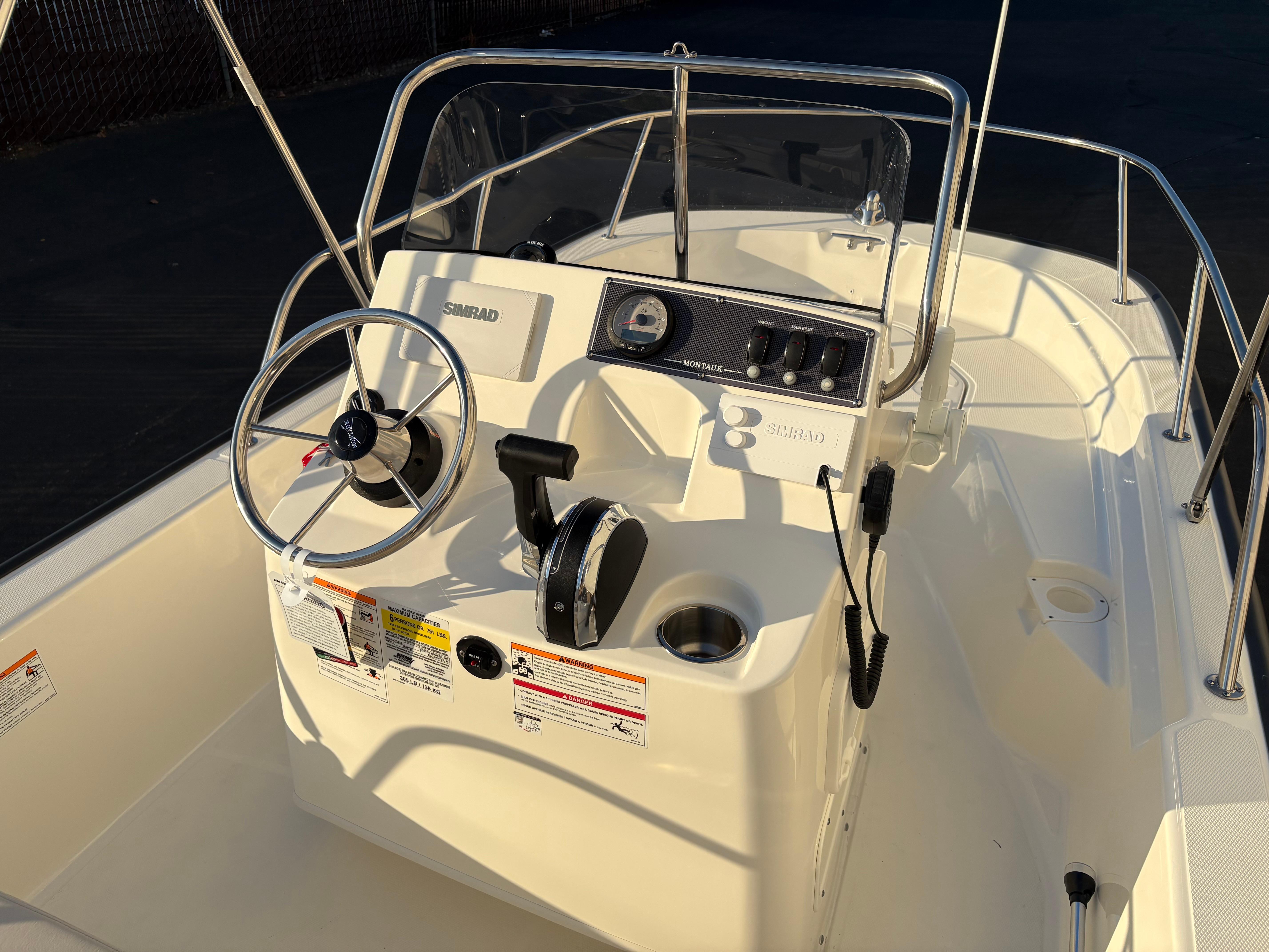 2025 Boston Whaler 150 Montauk #BW0828A inventory image at Sun Country Marine Group, San Jose-Campbell 2025 Boston Whaler 150 Montauk #BW0828A inventory image at Sun Country Marine Group, San Jose-Campbell