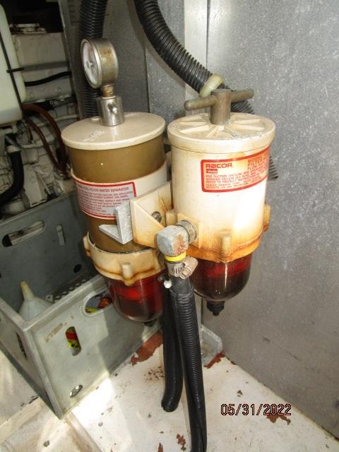 53' Navigator starboard Racor fuel filter