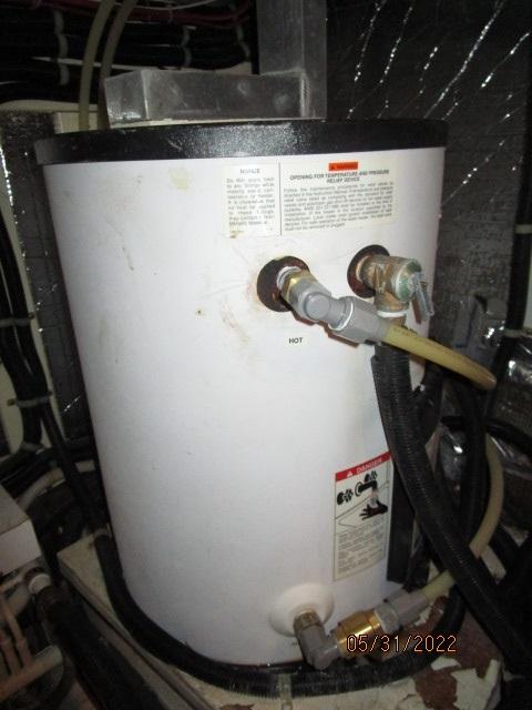 53' Navigator water heater