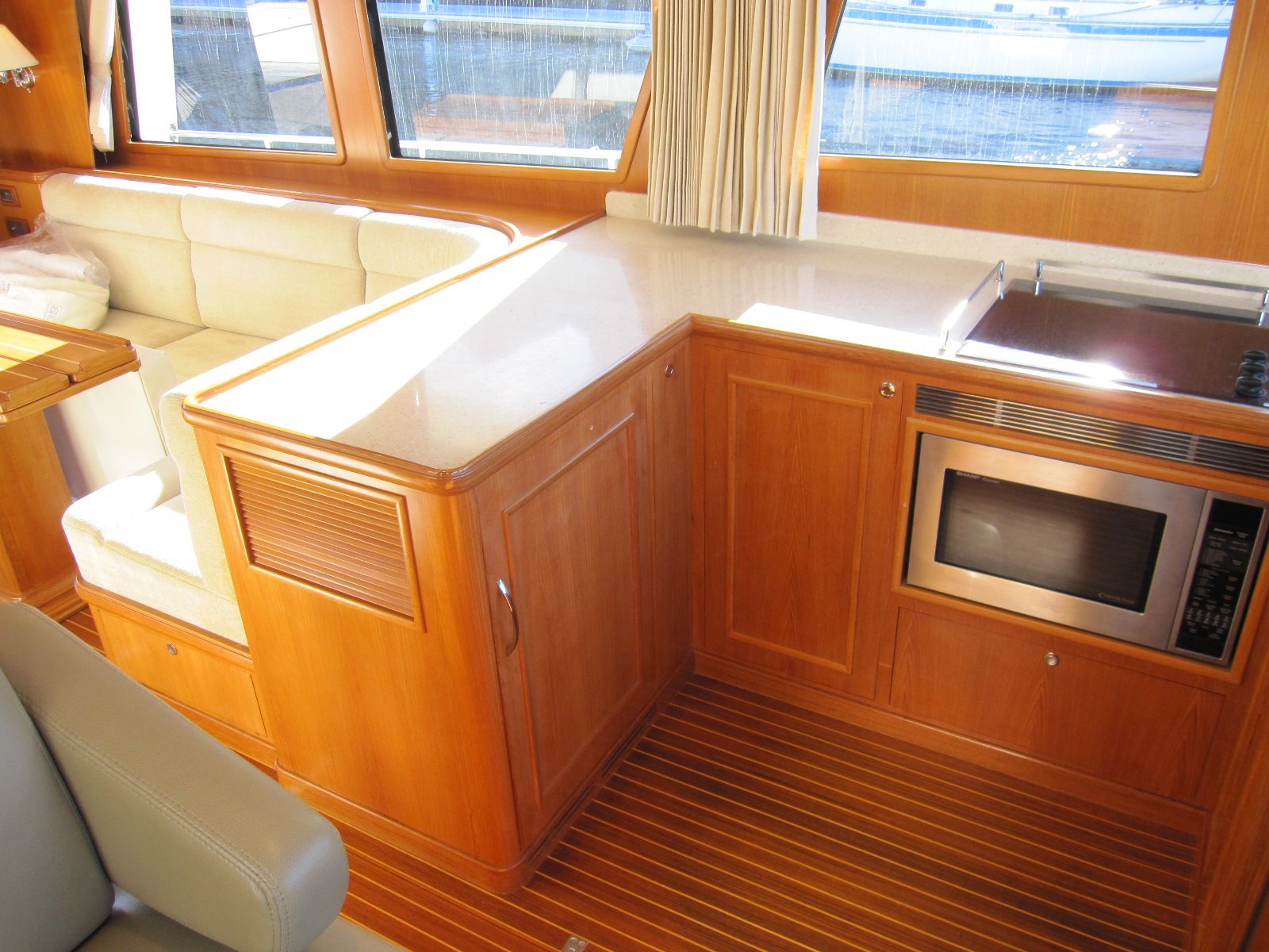 Aft Galley With Refer