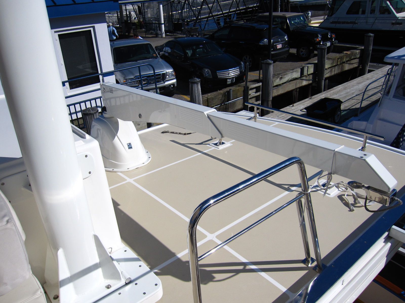 Dingy Crane and Storage