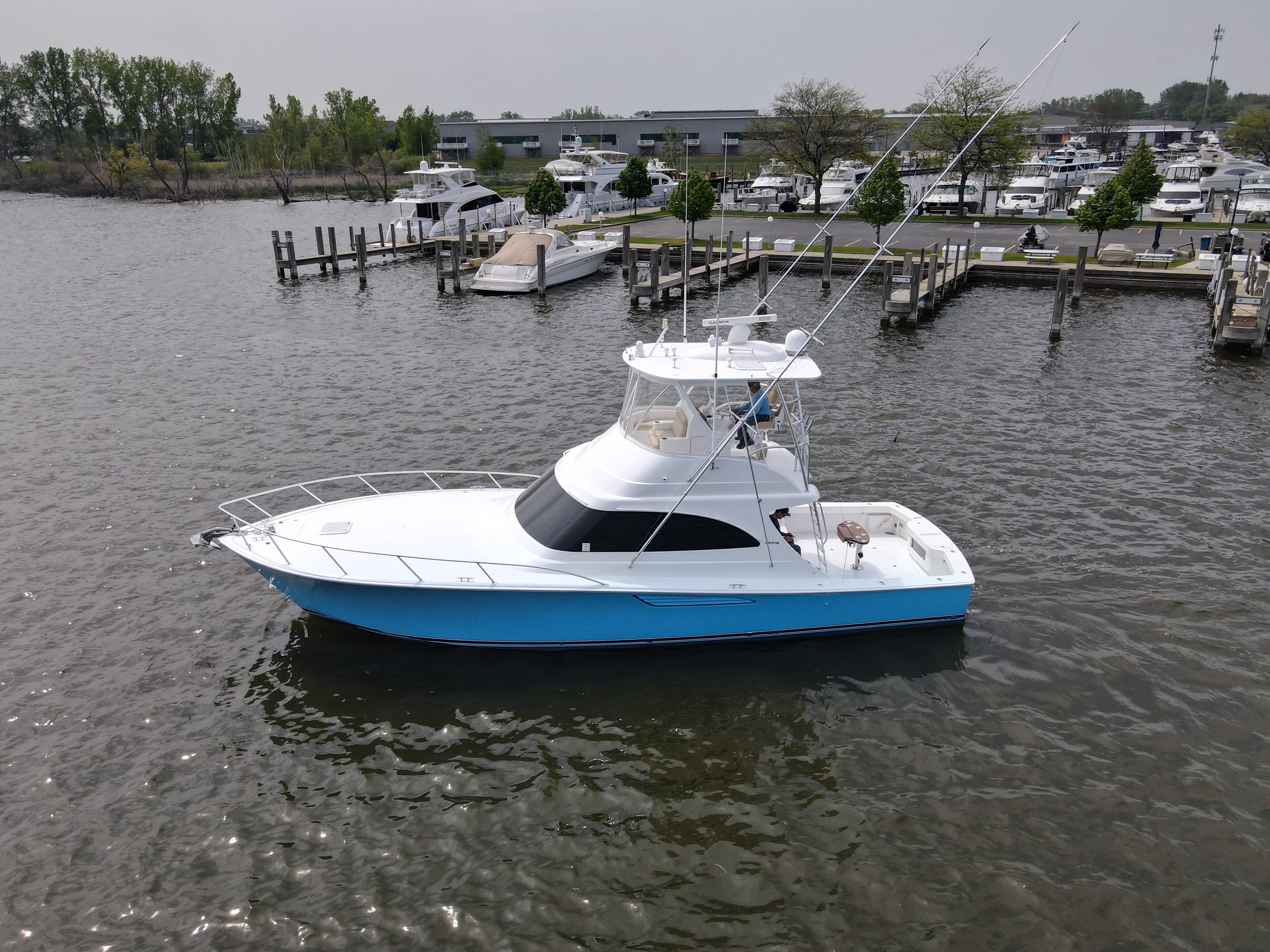 Hour Time Yacht for Sale 46 Viking Yachts Sturgeon Bay, WI Denison Yacht Sales