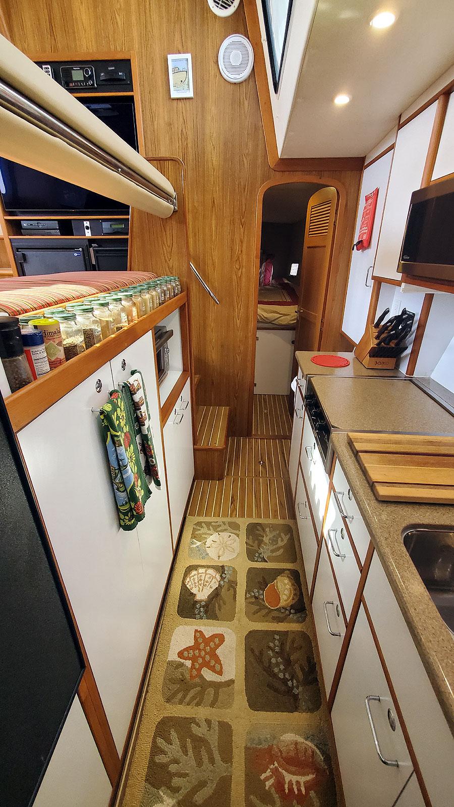 Endeavour-44 TrawlerCat 2012-Nine Lives SC-US-Galley Aft-9702901 | Thumbnail