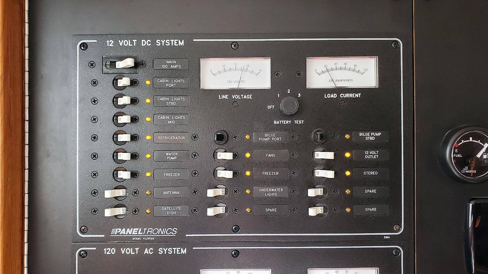 Endeavour-44 TrawlerCat 2012-Nine Lives SC-US-DC Electrical Panel-9702901 | Thumbnail