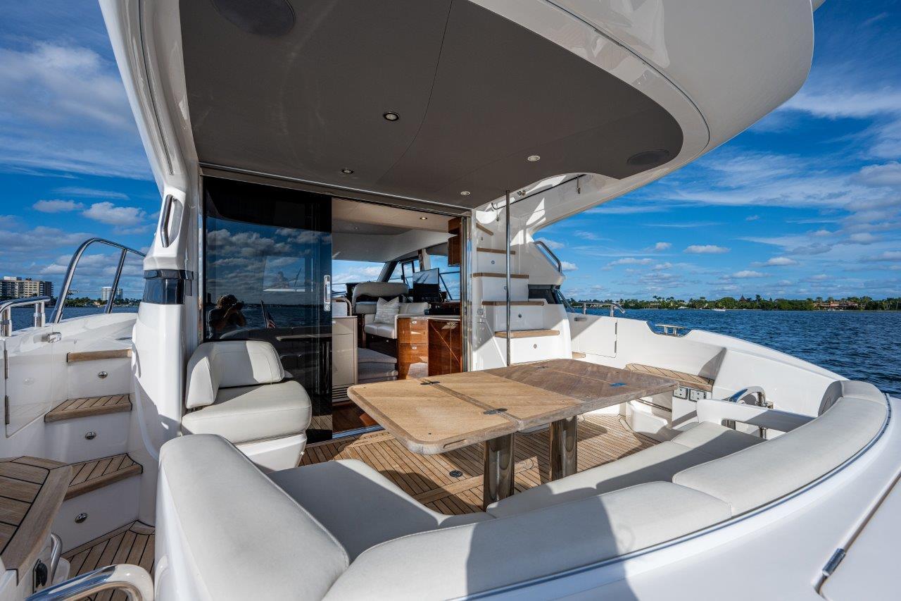Princess F45 Happy Hours-Aft Deck, Table and Seating